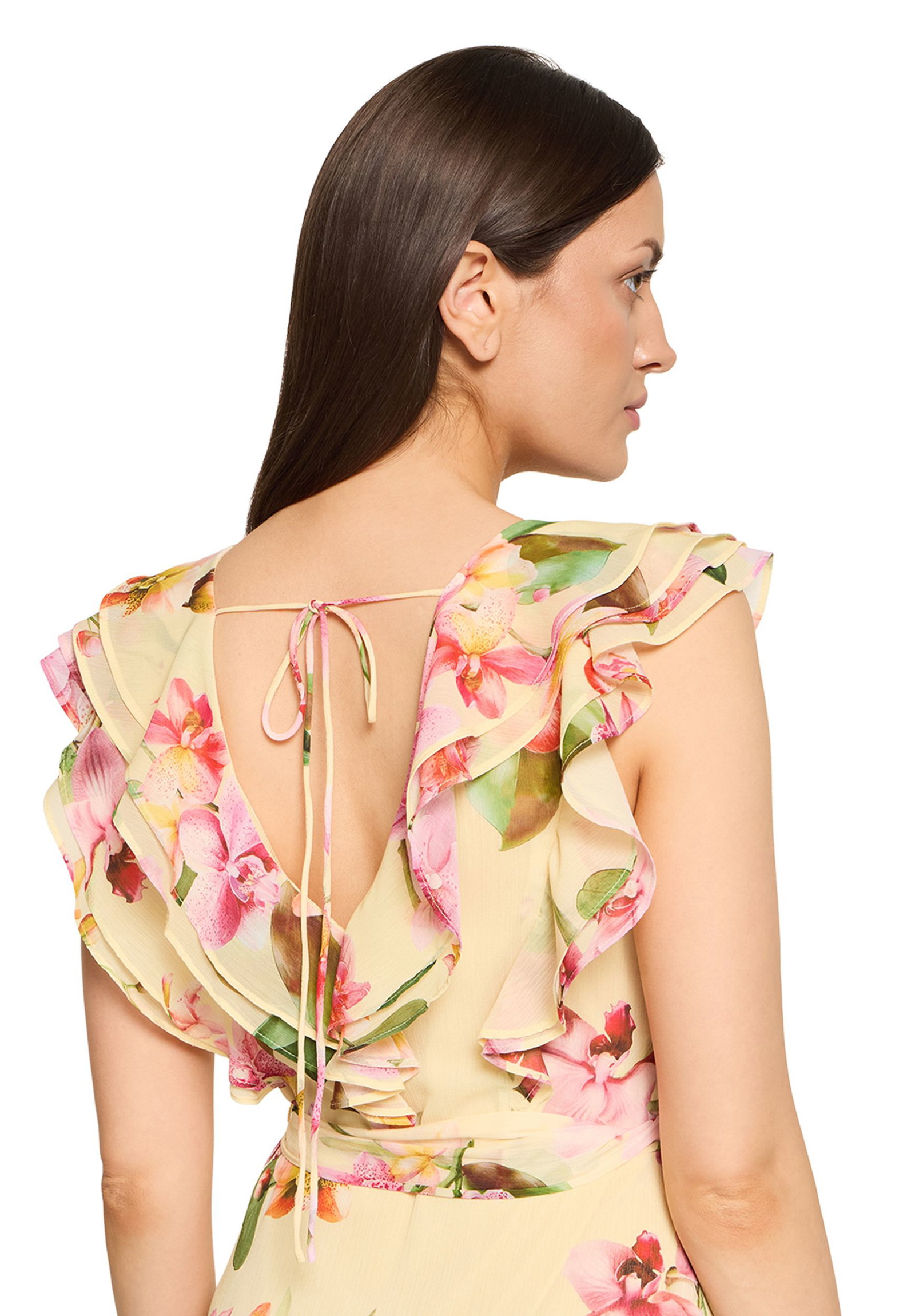 V by Vera Mont |  V by Vera Mont Langes Kleid  | 38 | Yellow/Rosé