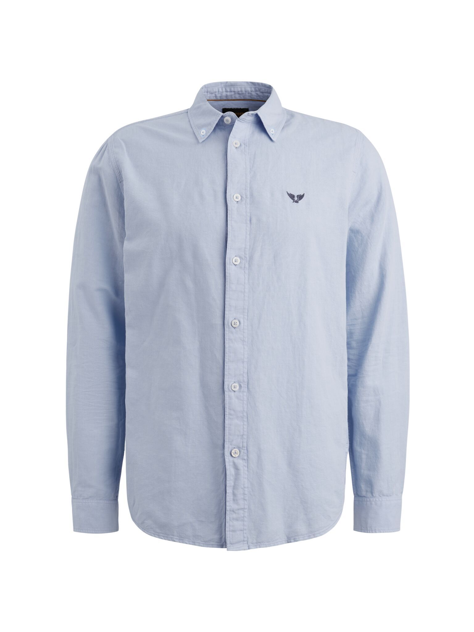 PME Legend LONG SLEEVE SHIRT Ctn Linen garmen, Placid Blue #1