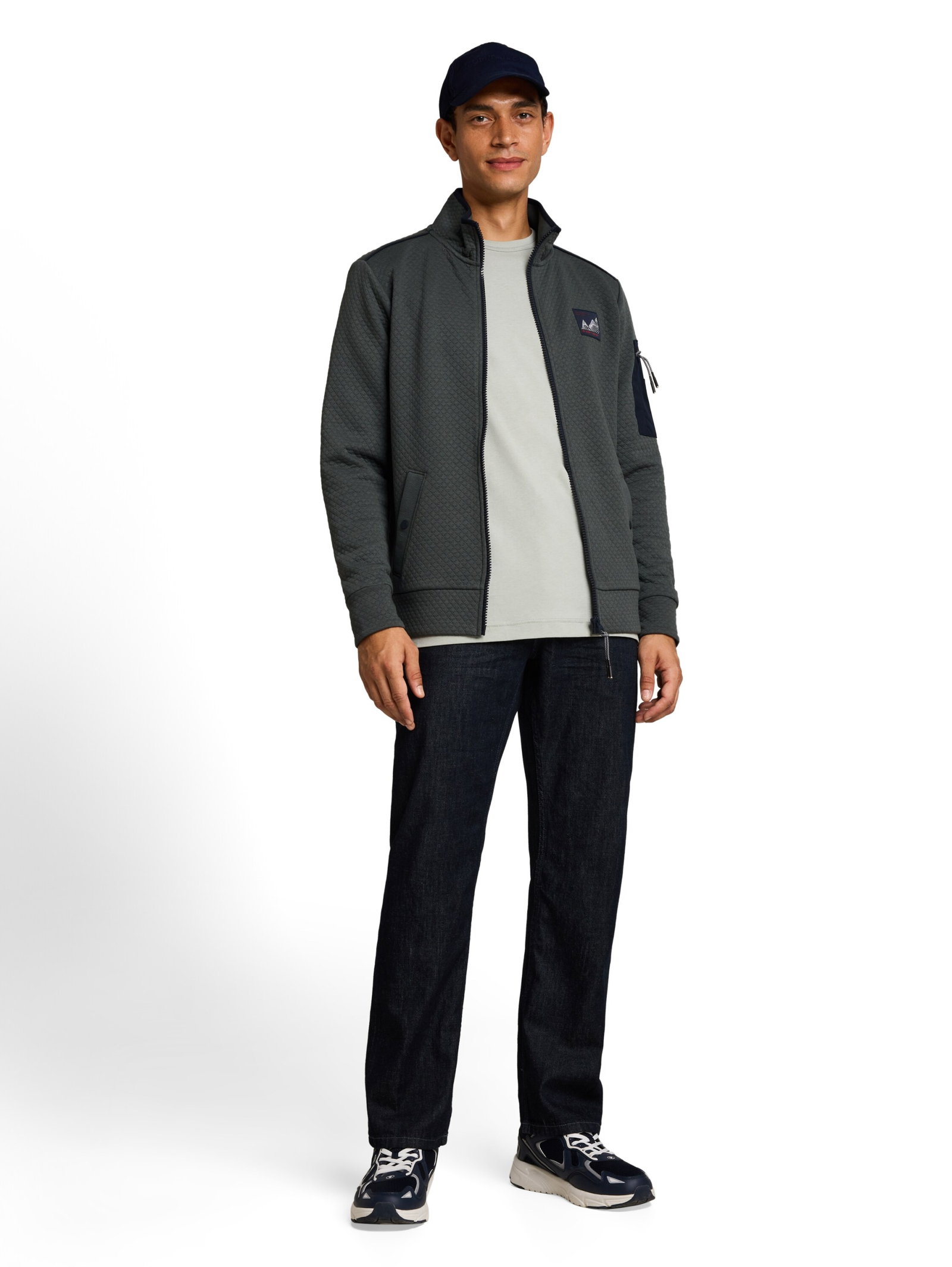 structured stand-up jacket, Darkest Olive #3