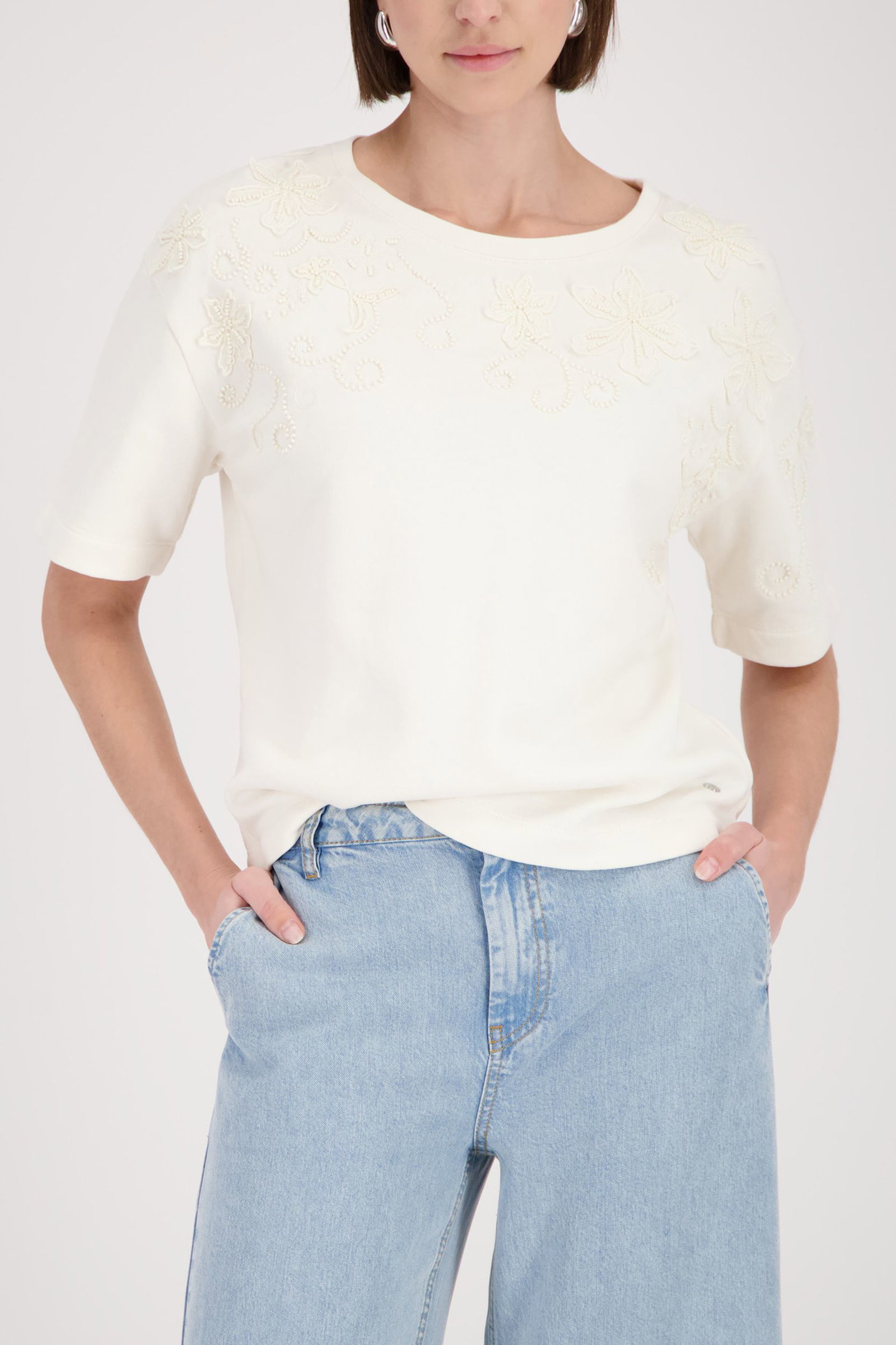 Monari |  Sweatshirt, marble | 36 | moon