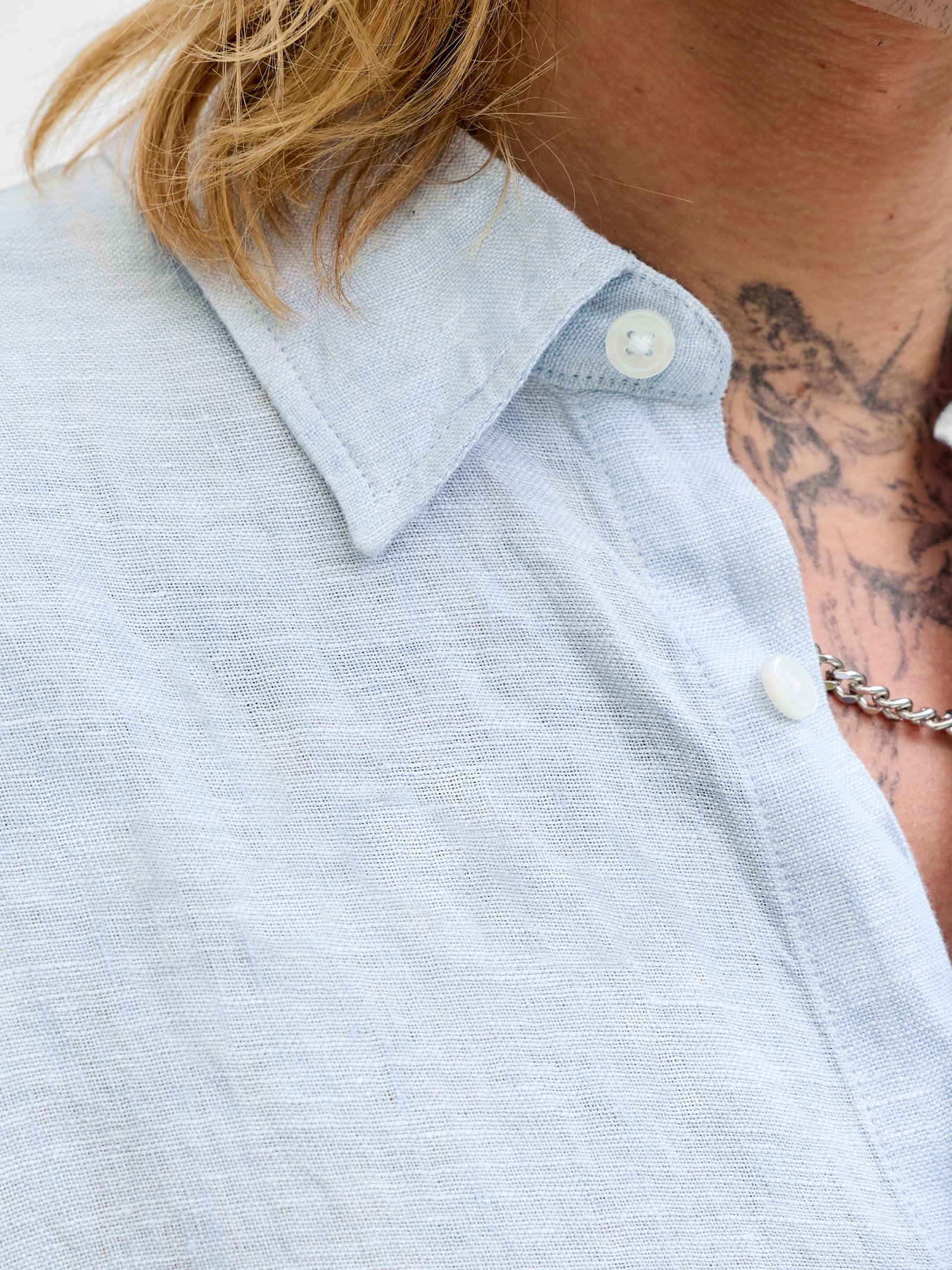 Jack&Jones |  Jack&Jones Hemd Super Slim Fit  | L | Chambray Blue