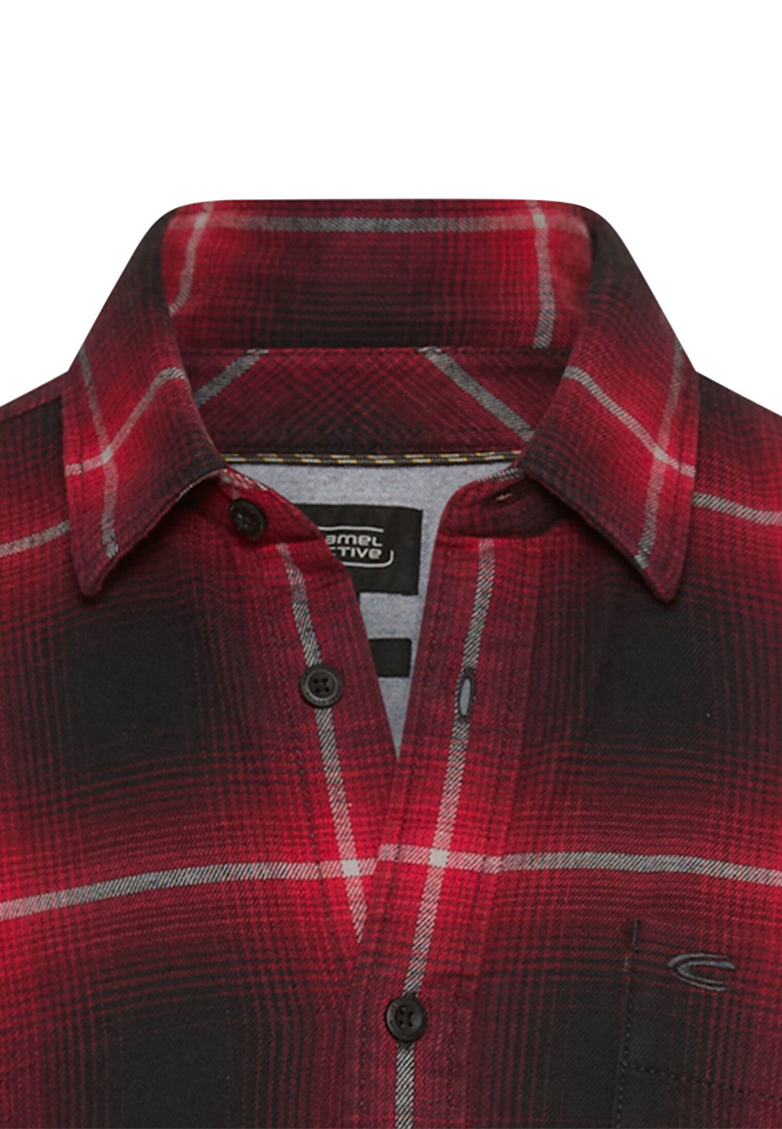 Camel Active |  Camel Active Hemd Regular Fit  | 3XL | brick red