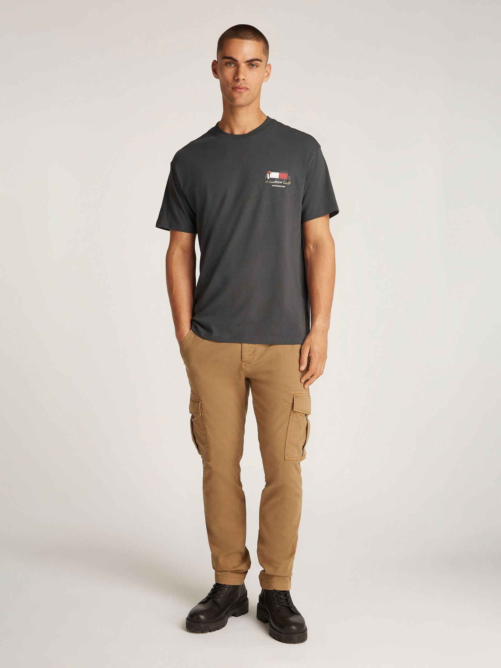 Tommy Jeans |  Tommy Jeans Shirt  | XL | washed black