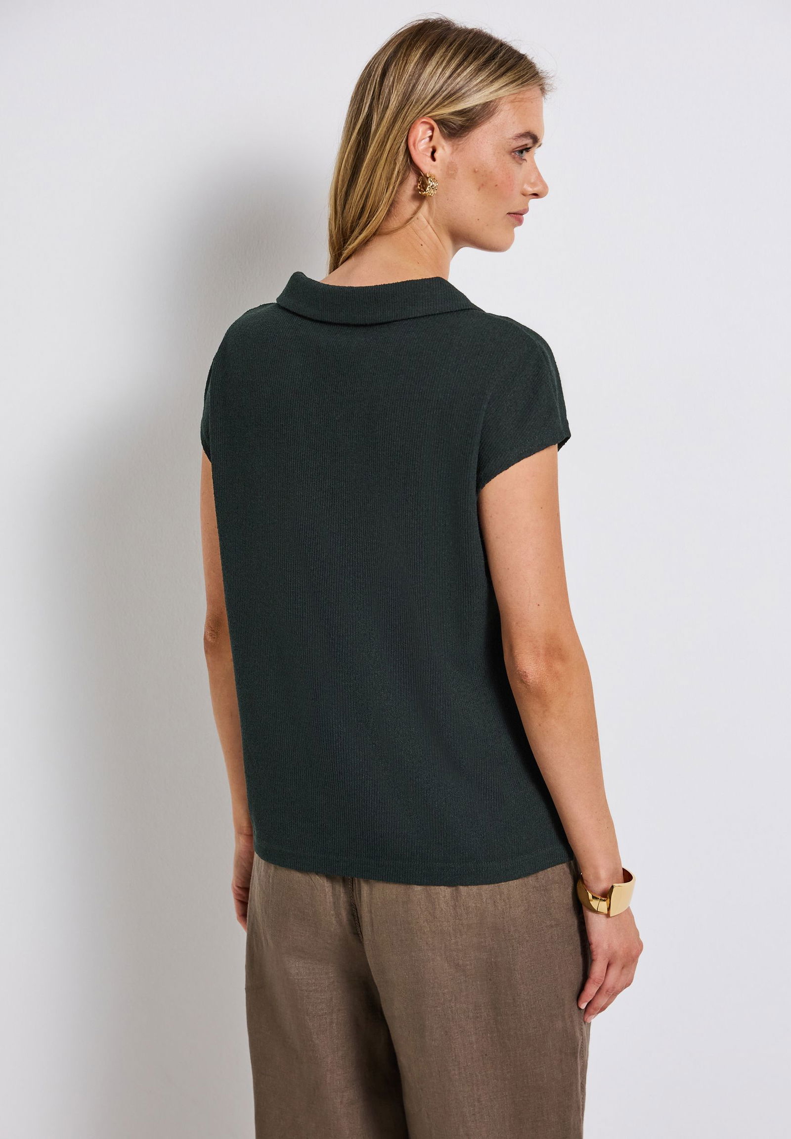  |  Strick-Look Poloshirt | 38