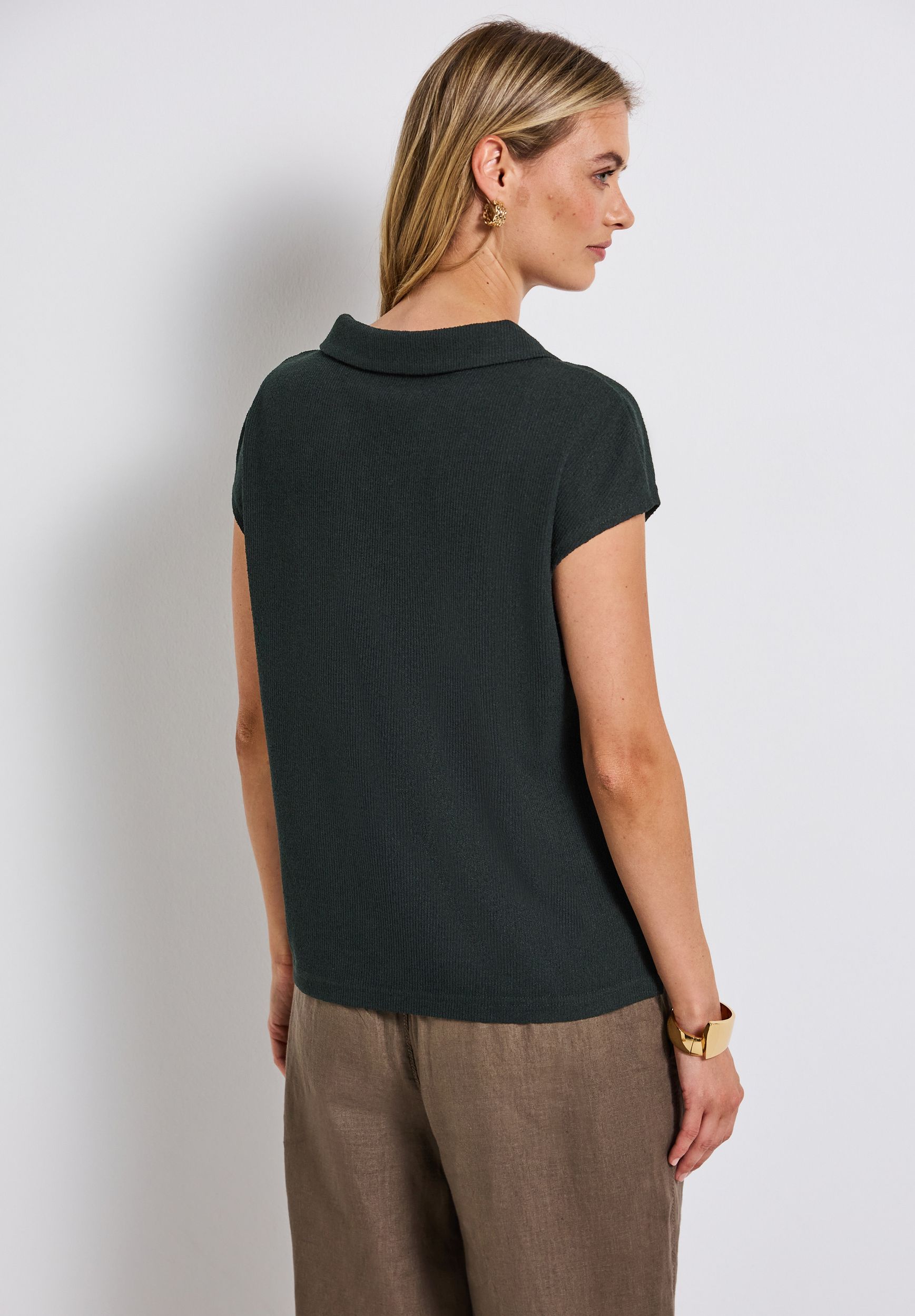  |  Strick-Look Poloshirt | 38