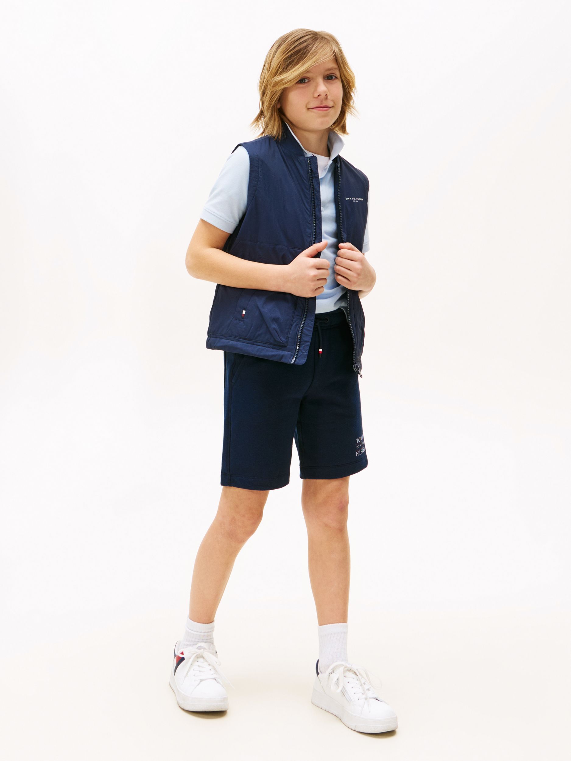 Tommy Hilfiger |  TOMMY FLAG HILFIGER SWEATSHORT | 16 | dark night navy