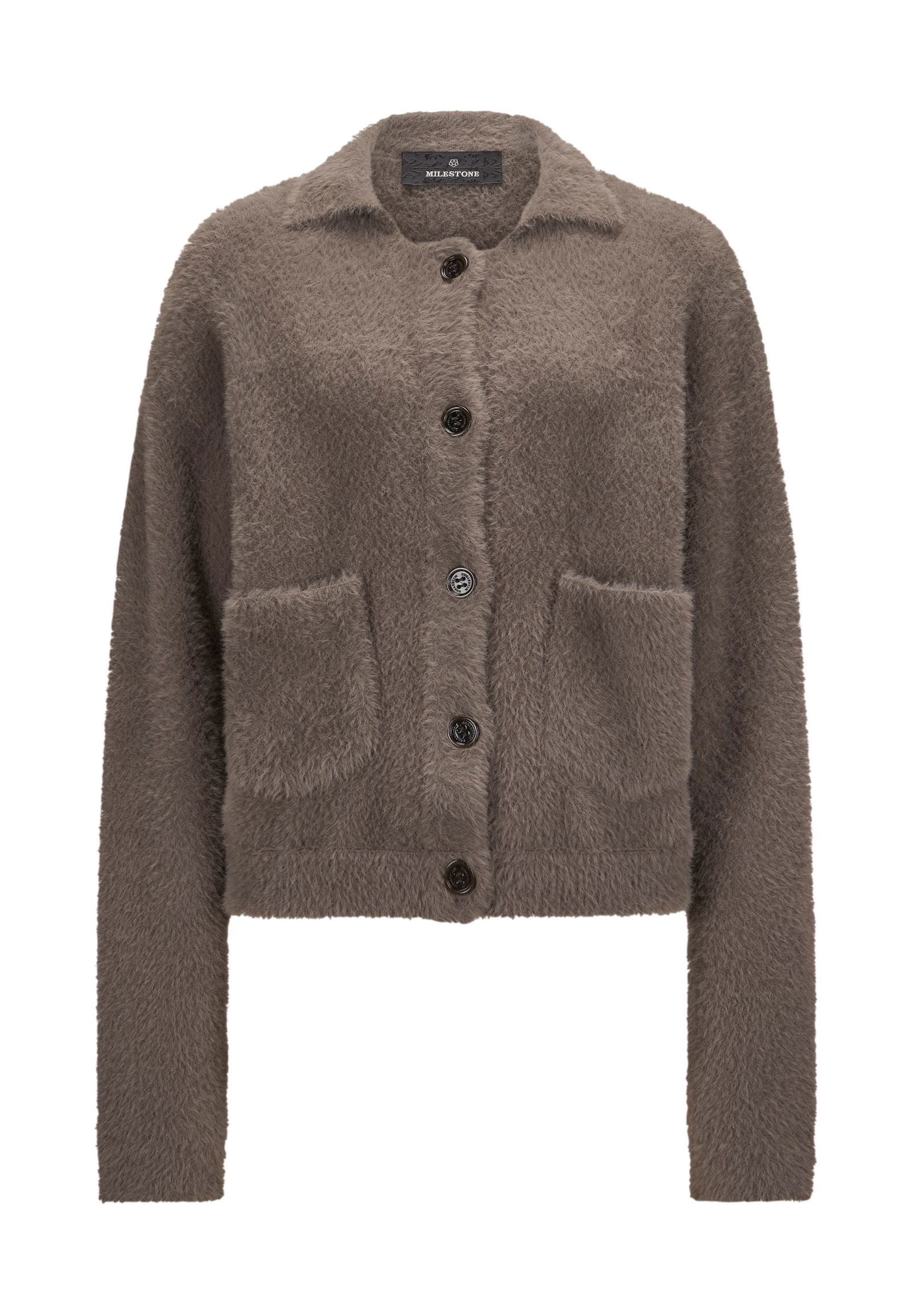 Milestone | Milestone Strickjacke | Cardigan | S | taupe