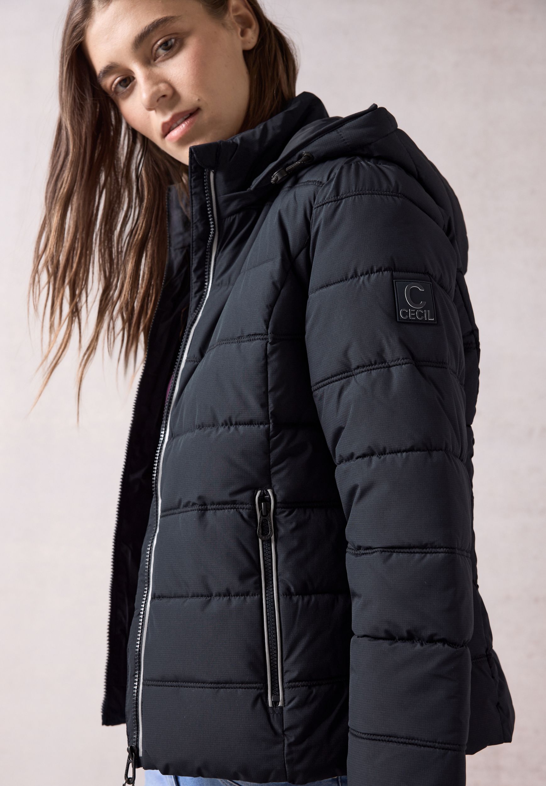 CECIL |  CECIL Funktionsjacke  | XXL | dark navy blue