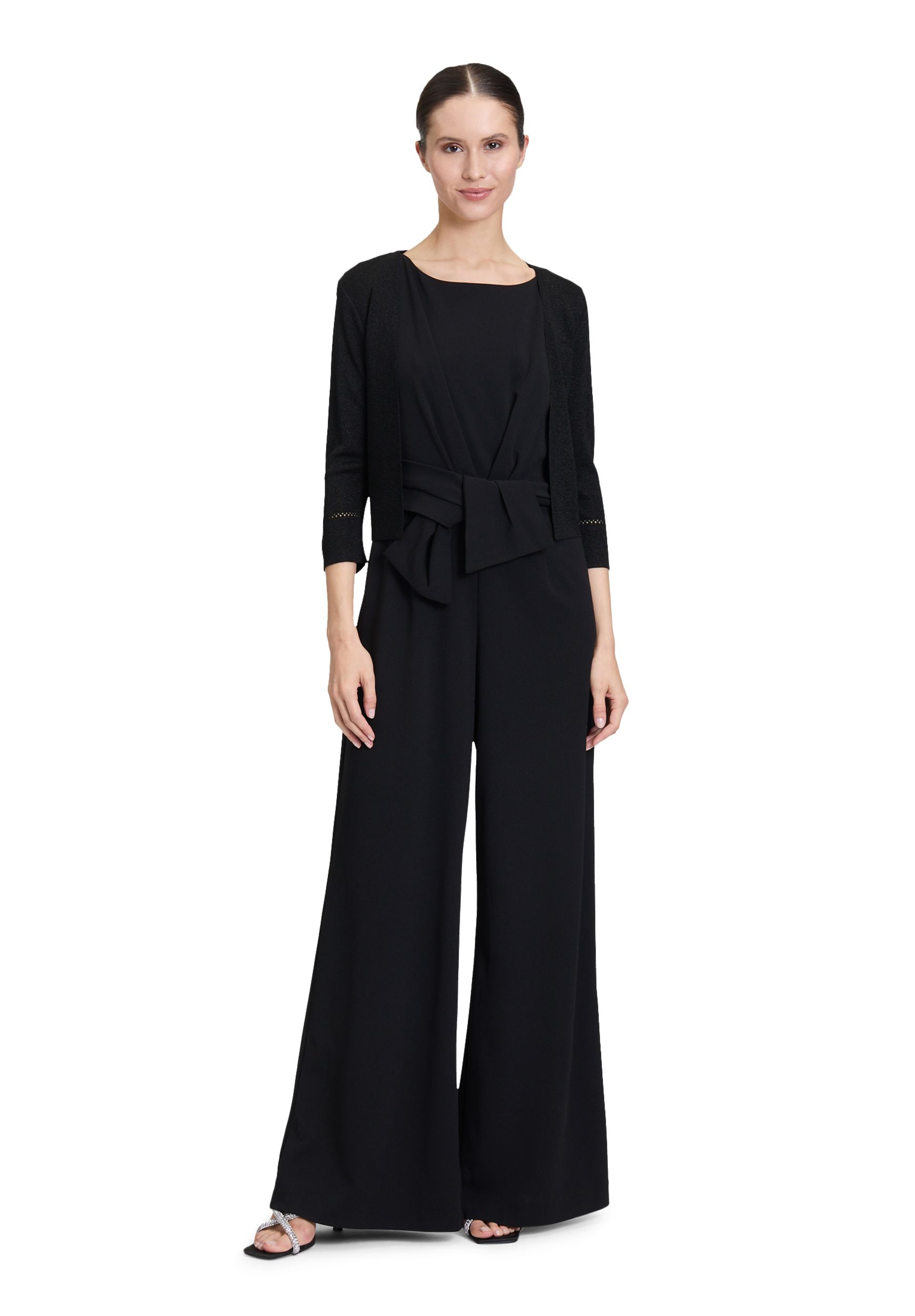 Vera Mont |  Vera Mont Strickbolero | XXL | schwarz/schwarz