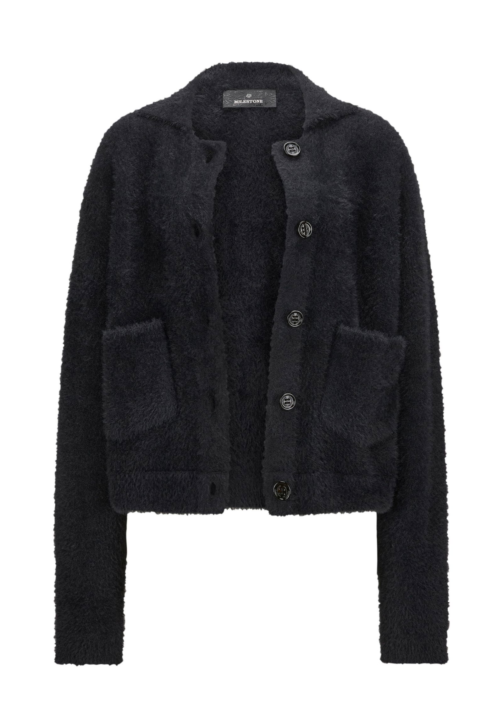Milestone | Milestone Strickjacke | Cardigan | M | schwarz