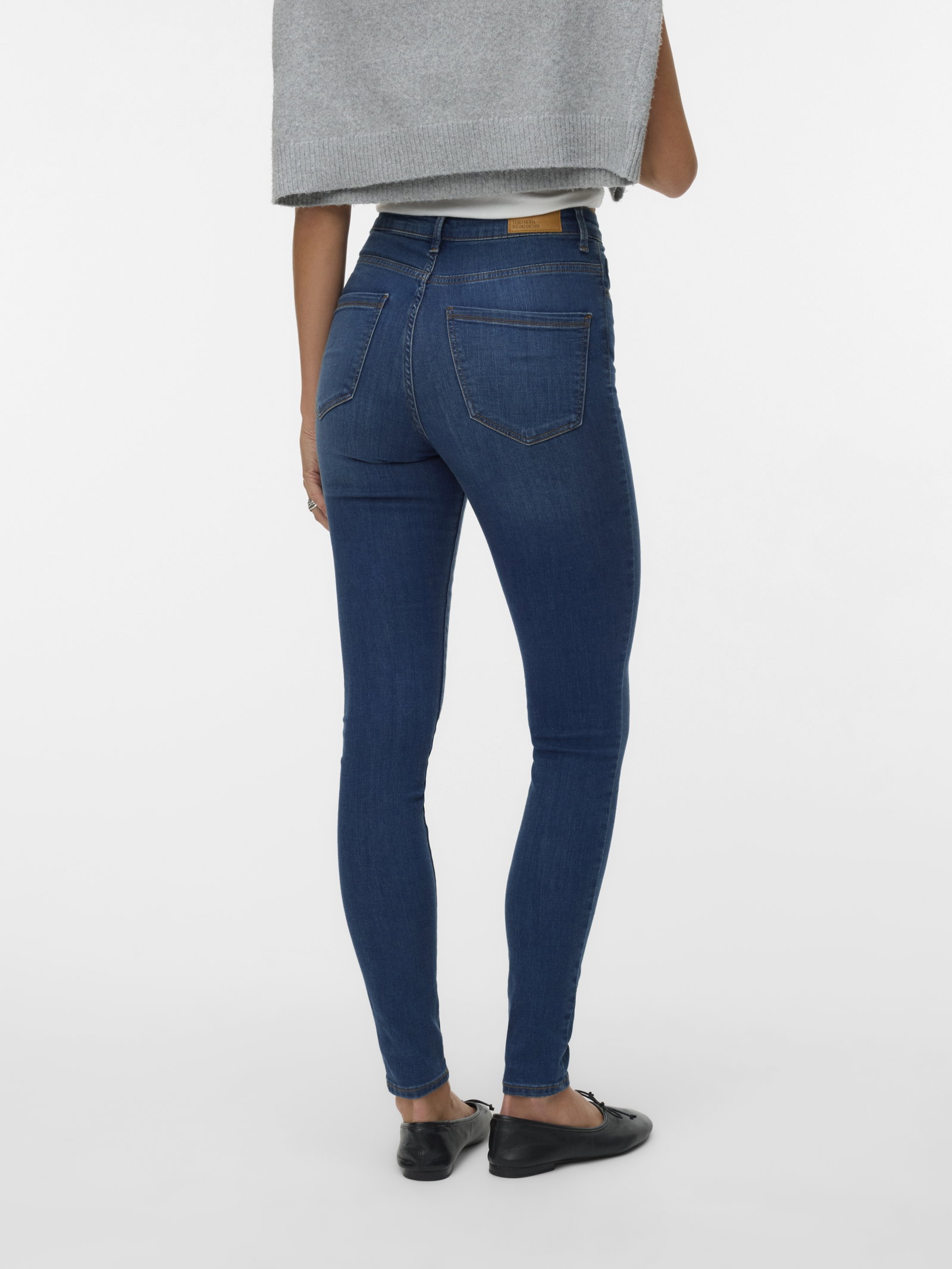 VMSOPHIA HW SKINNY JEANS MD BL NOOS, Medium Blue Denim #3