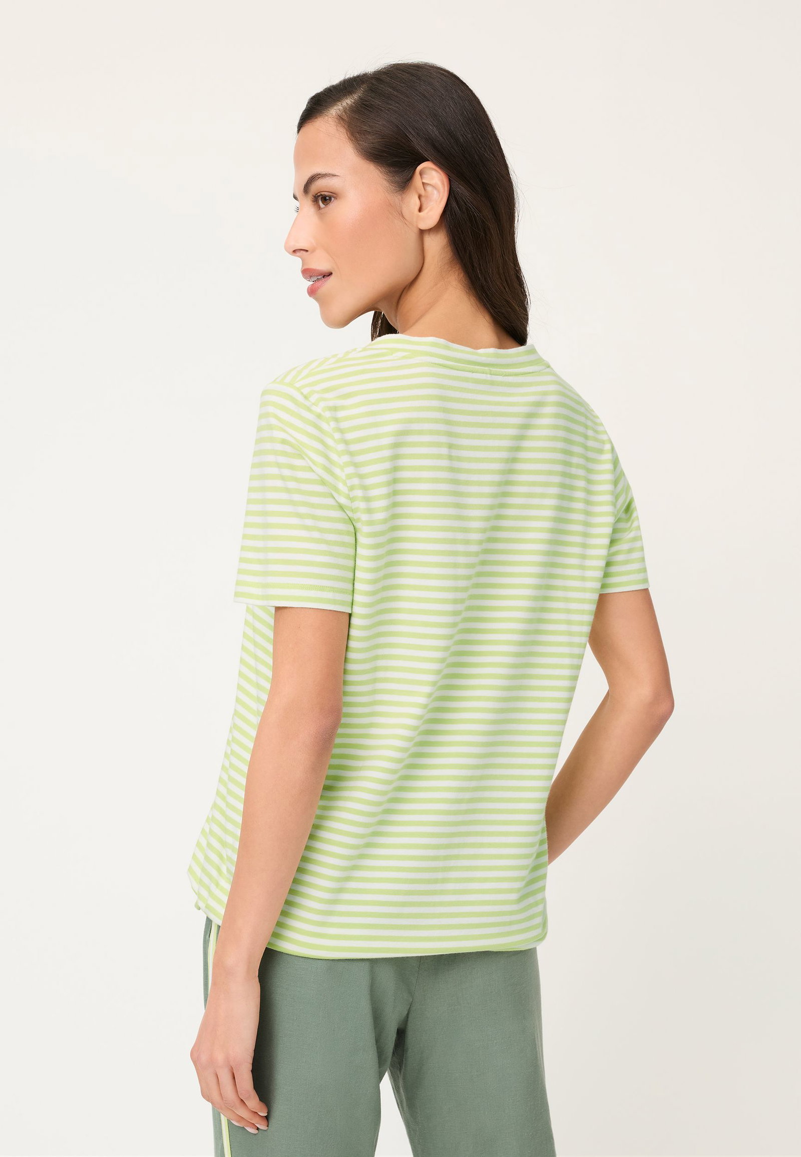 Olsen |  T-Shirt Short Sleeves | 38 | lime yellow