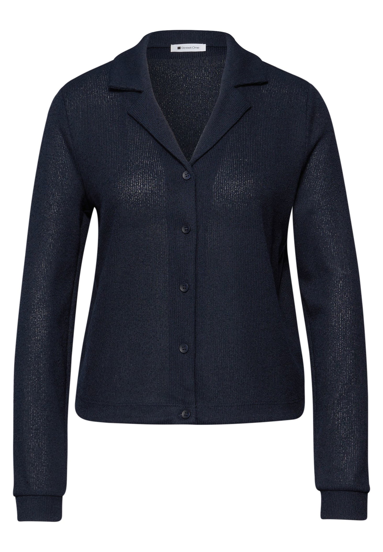 914182b6d41ec3888203e06e62801ede | knit look jacket w.bowling col, shadowed navy | 36 | 4565_17502