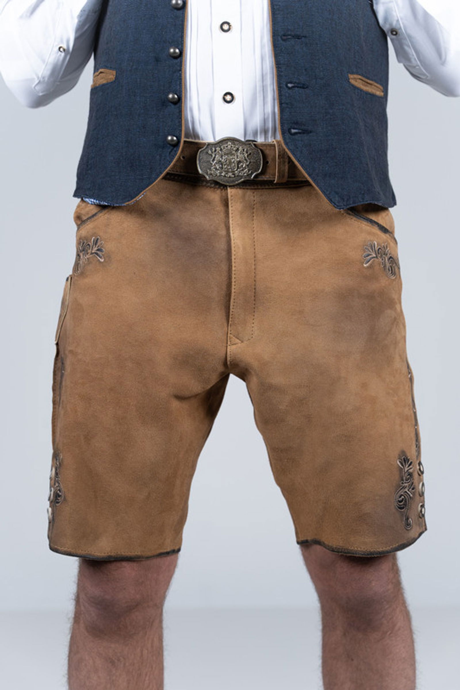 708995f5e45056e43be17545fbdf7ce1 Edelnice | Edelnice kurze Wildbock Lederhose "Linus" | 56