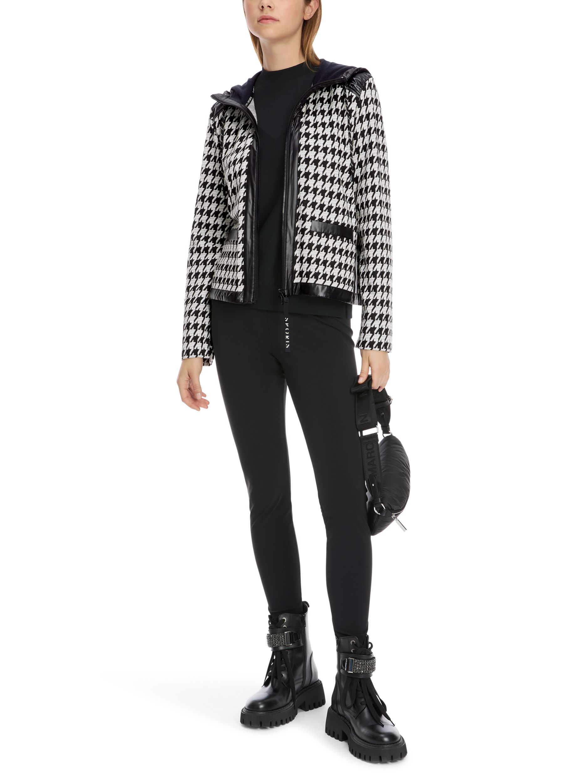 Marc Cain Sports |  Marc Cain Sports Strickjacke | Cardigan  | 42 | black and white