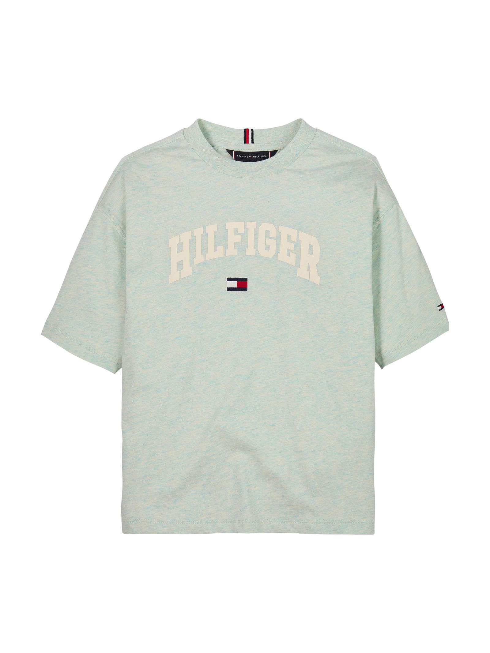 Tommy Hilfiger |  HILFIGER VARSITY TEE SS | 10 | dew green heather