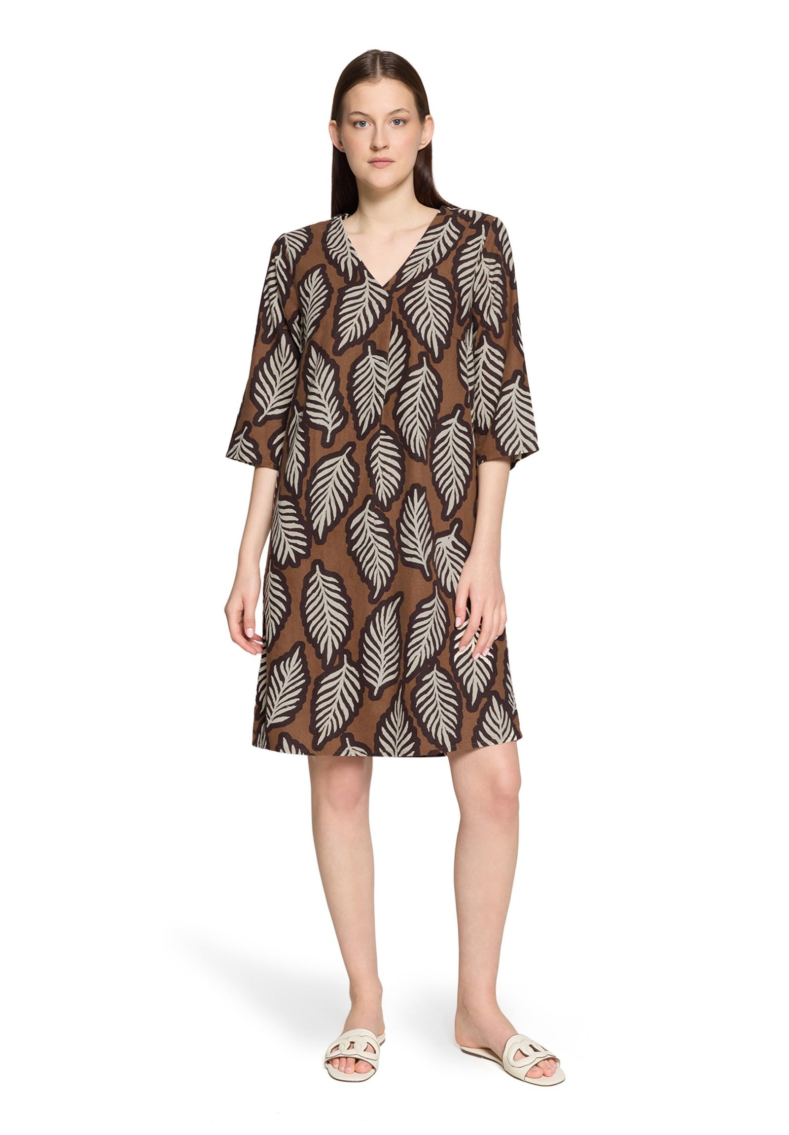 0e16794dc8847e68067a501f37916a8e Cartoon | Cartoon Freizeitkleid | 36 | weiß/braun