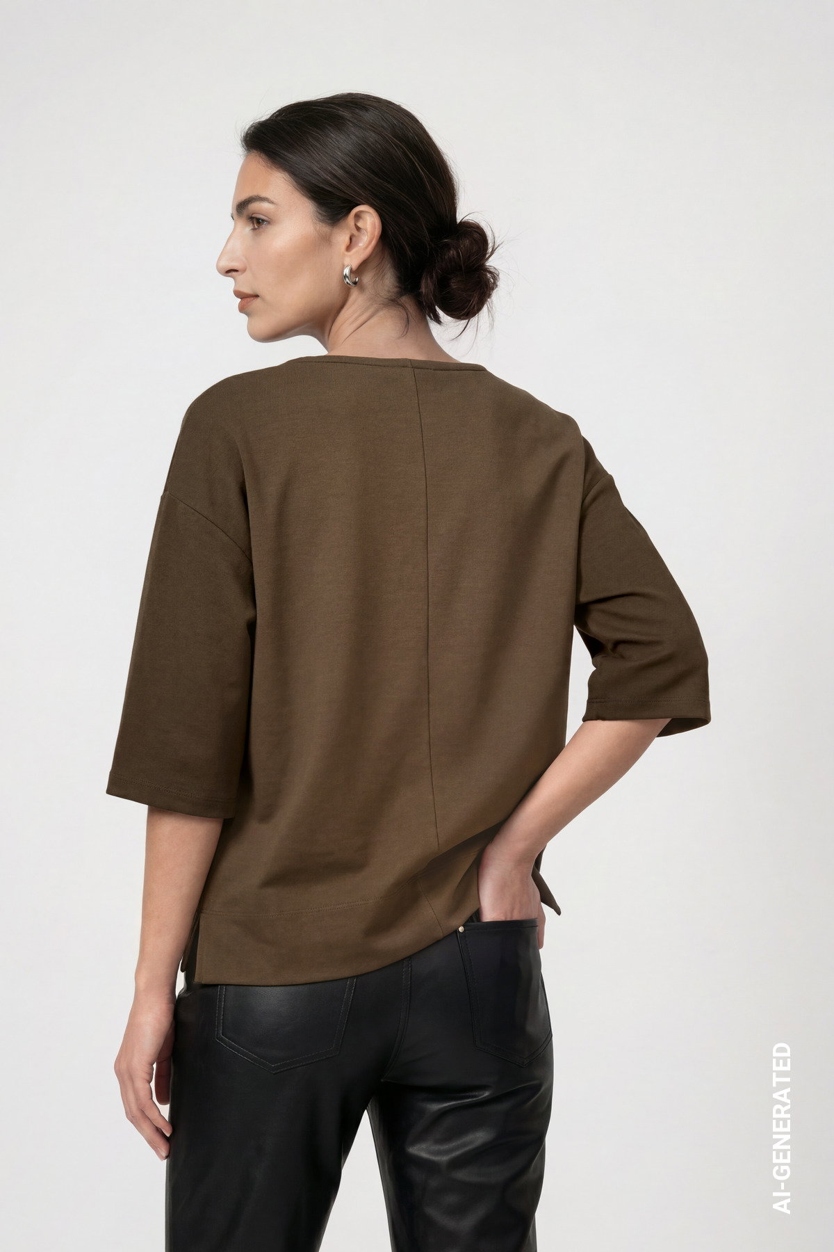Pullover, olive #4