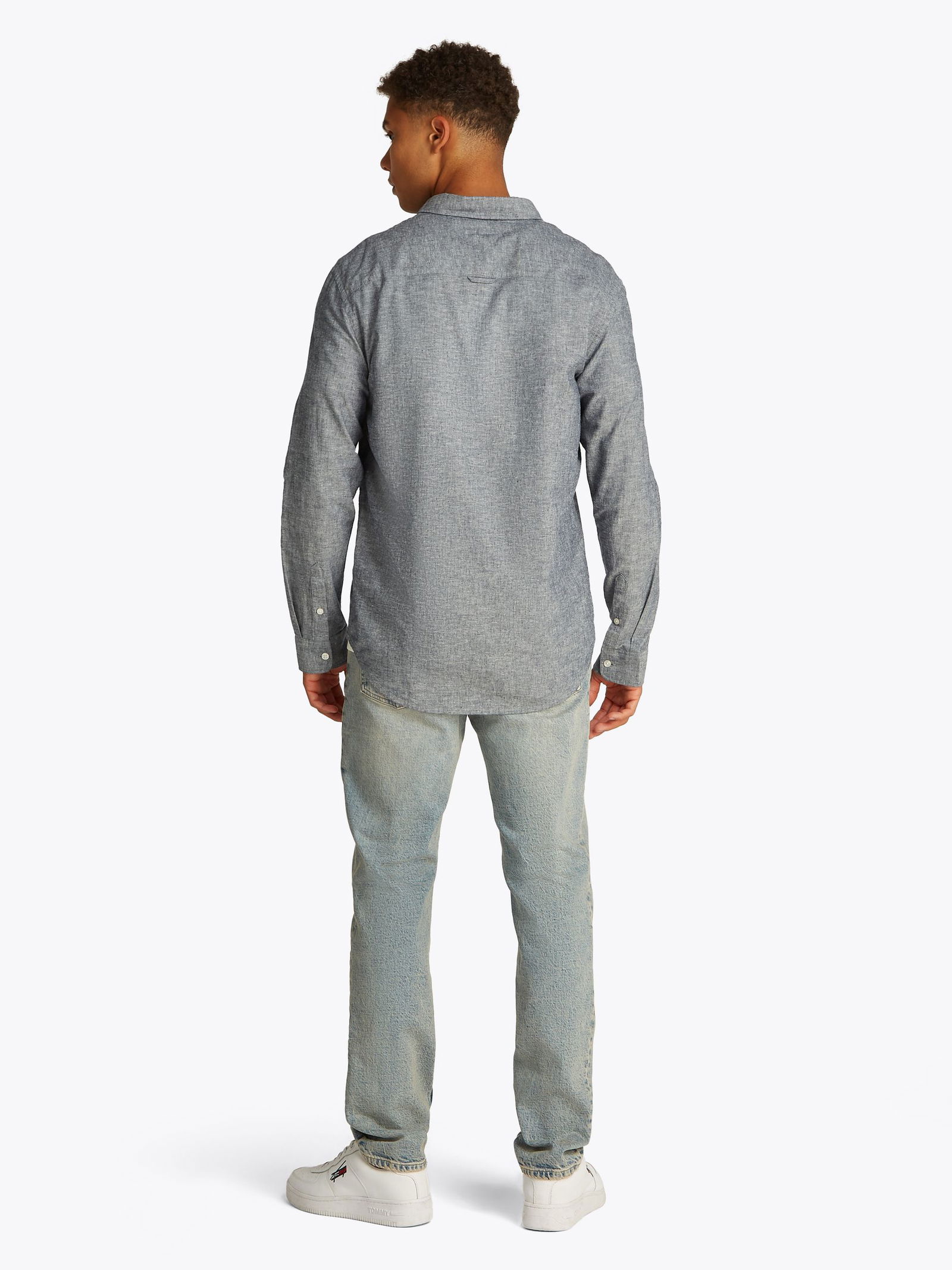 Tommy Jeans |  Tommy Jeans Hemd Super Slim Fit  | L | dark night navy