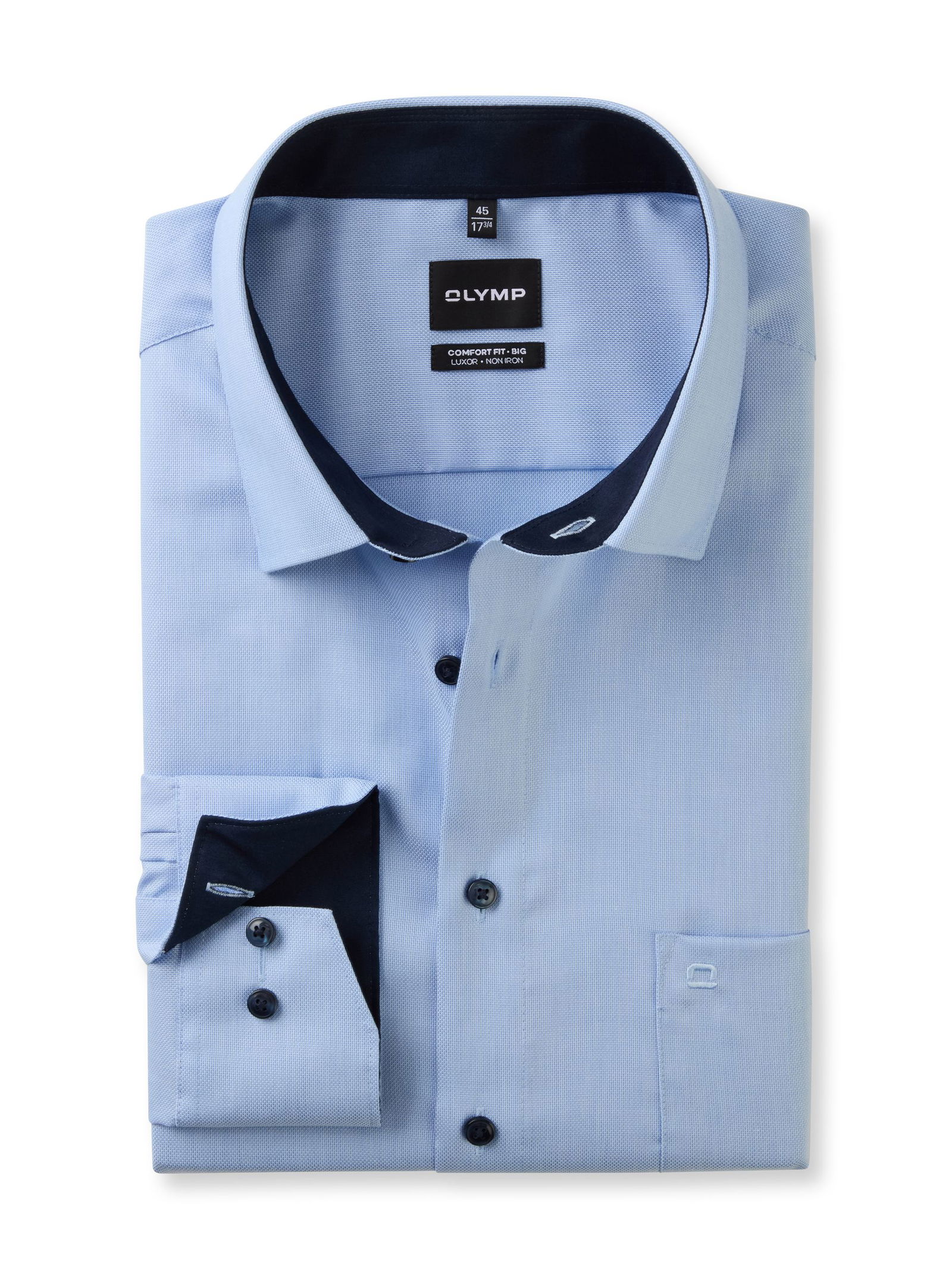 Olymp |  Olymp Hemd Modern Fit  | 48 | hellblau