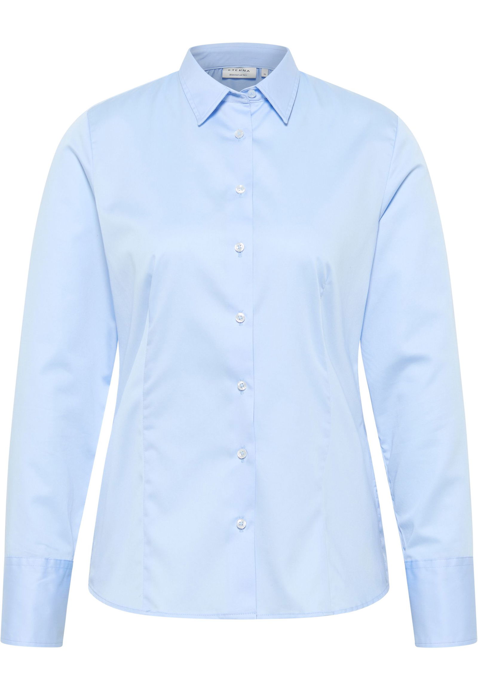 Eterna |  Eterna Druckbluse  | 48 | hellblau