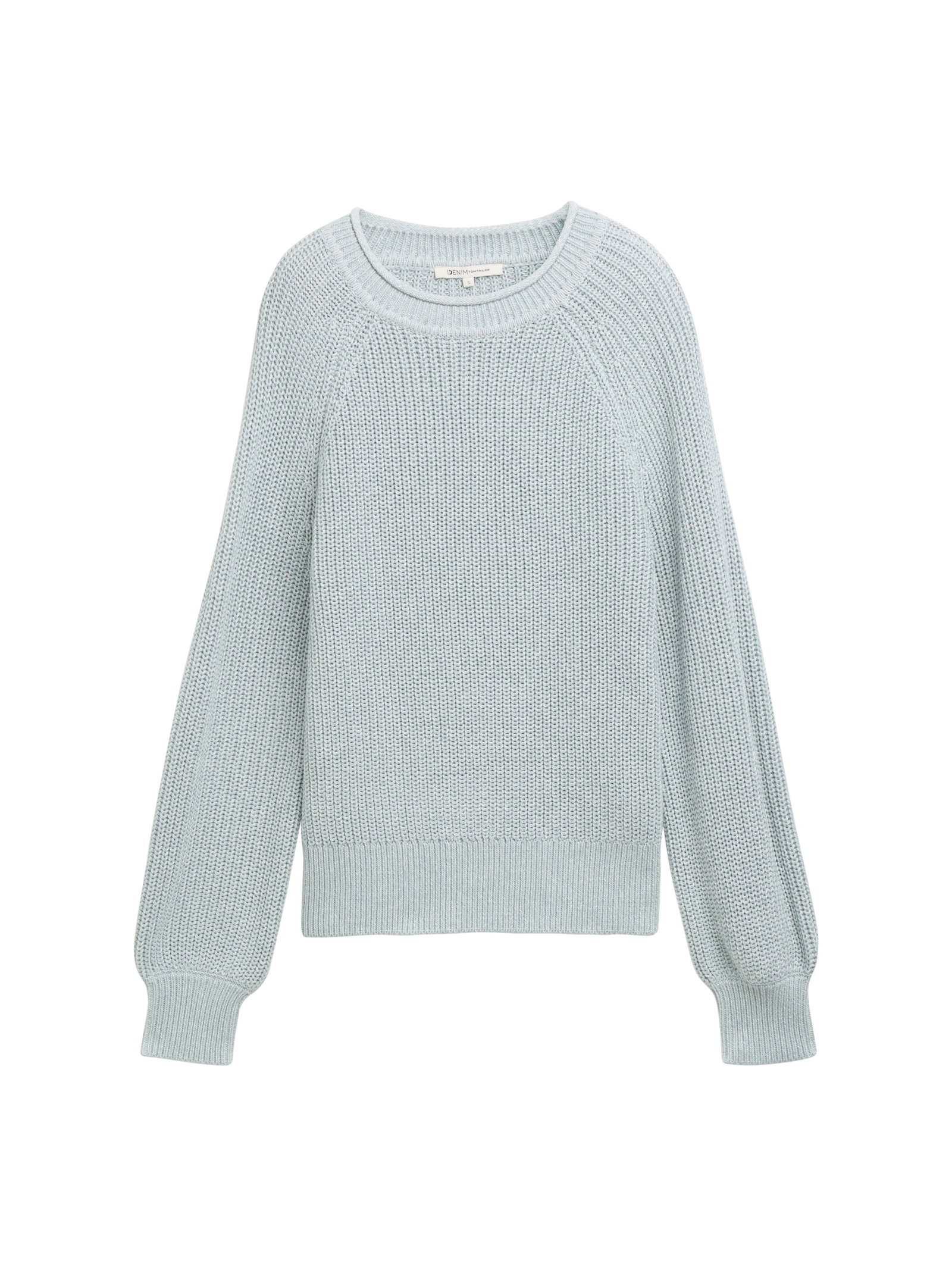 crew neck pullover, Silver Cloud Blue Melange #1