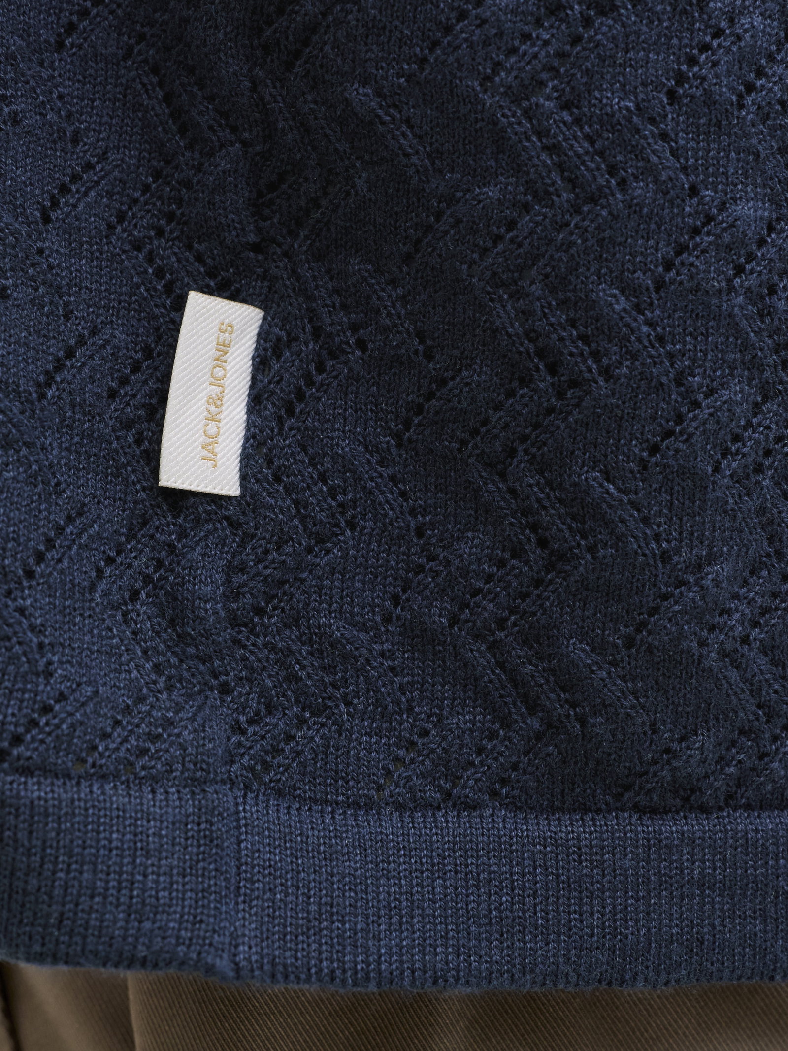JORTYLER KNIT SS SPLIT NECK POLO SN, Sky Captain #6