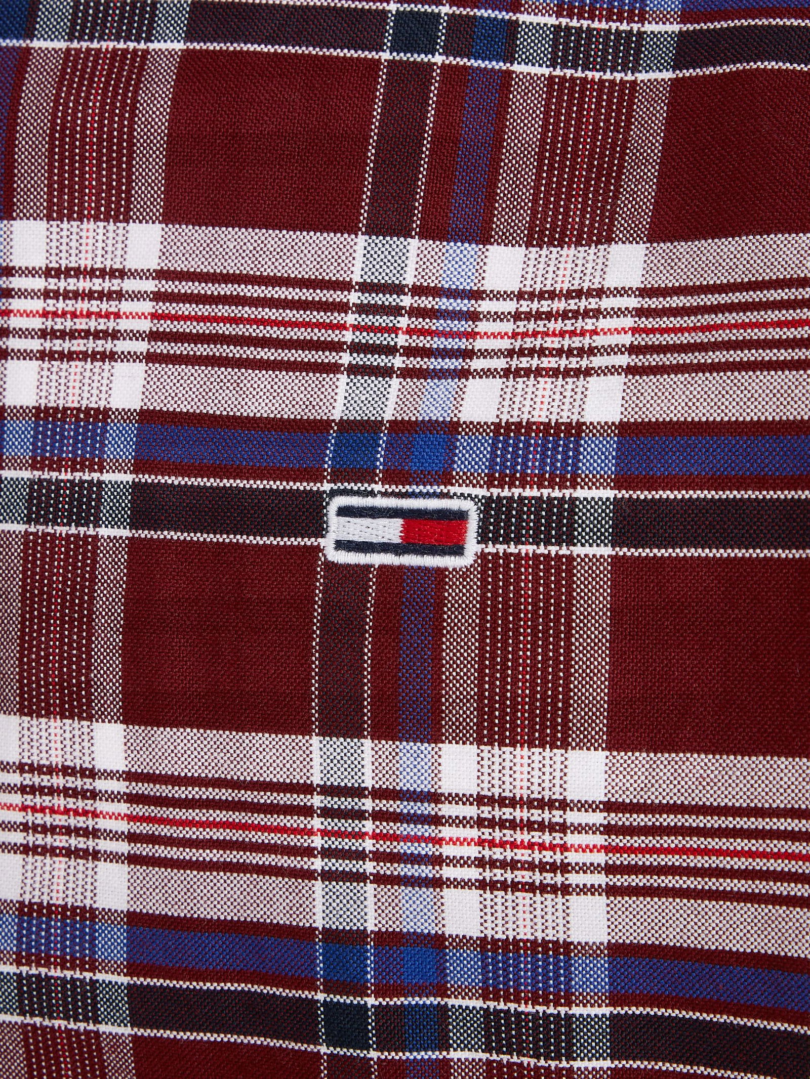 Tommy Jeans | Tommy Jeans Hemd Super Slim Fit | XL | deep rouge