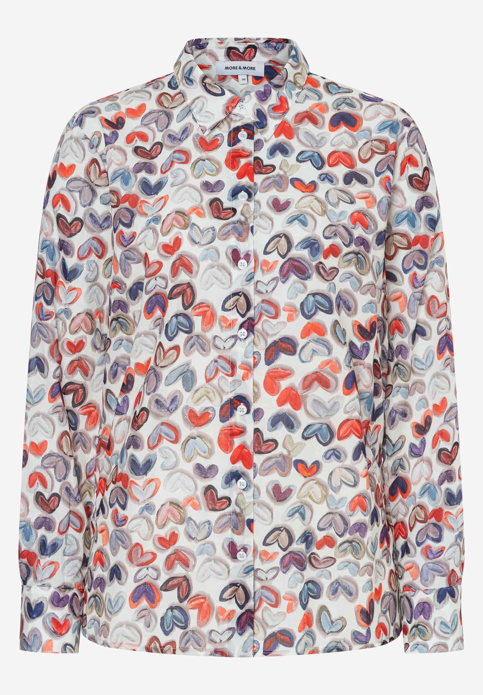 More & More |  More & More Druckbluse  | 34 | mehrfarbig