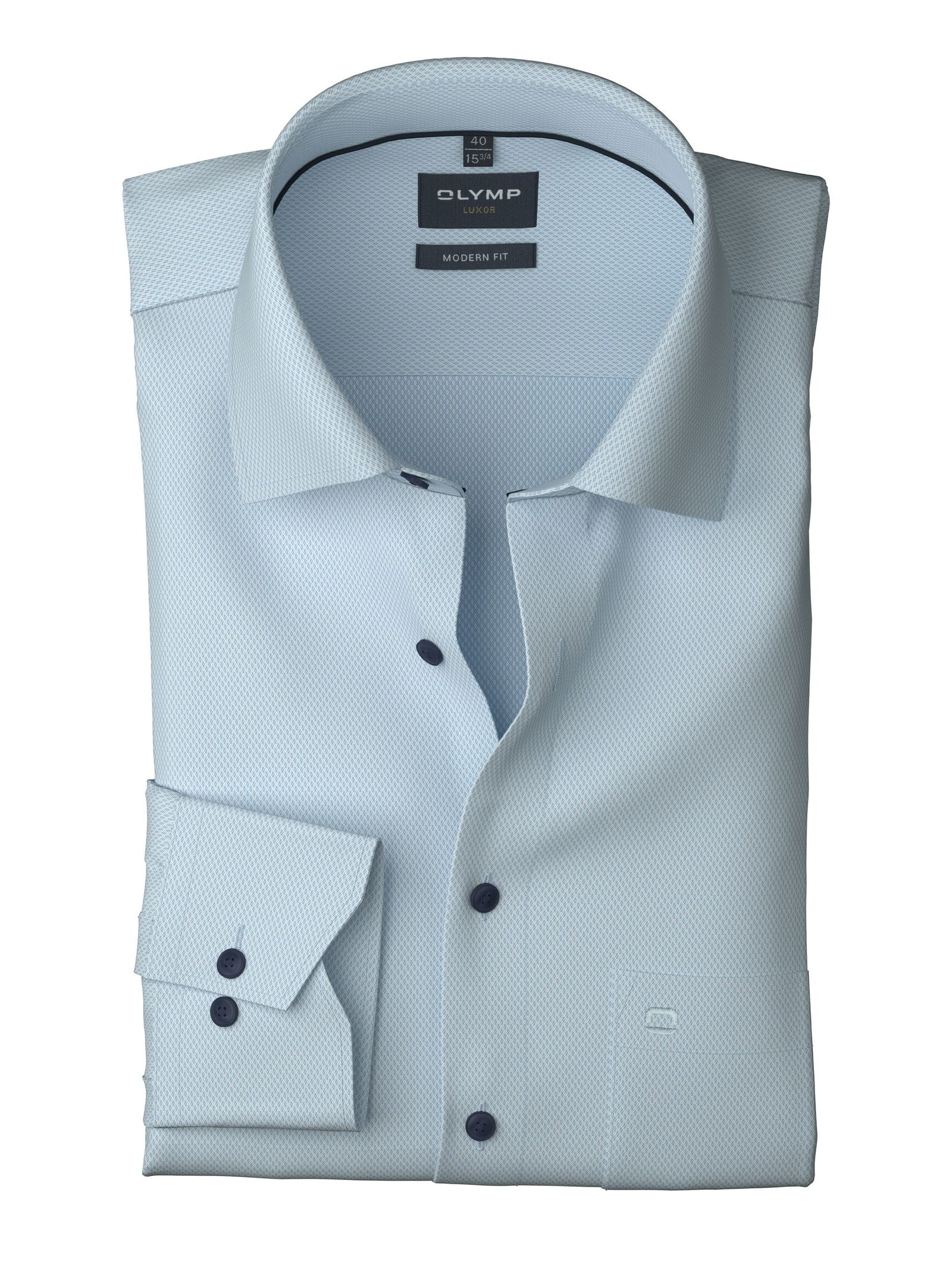 Olymp | Olymp Hemd Modern Fit | 42 | bleu