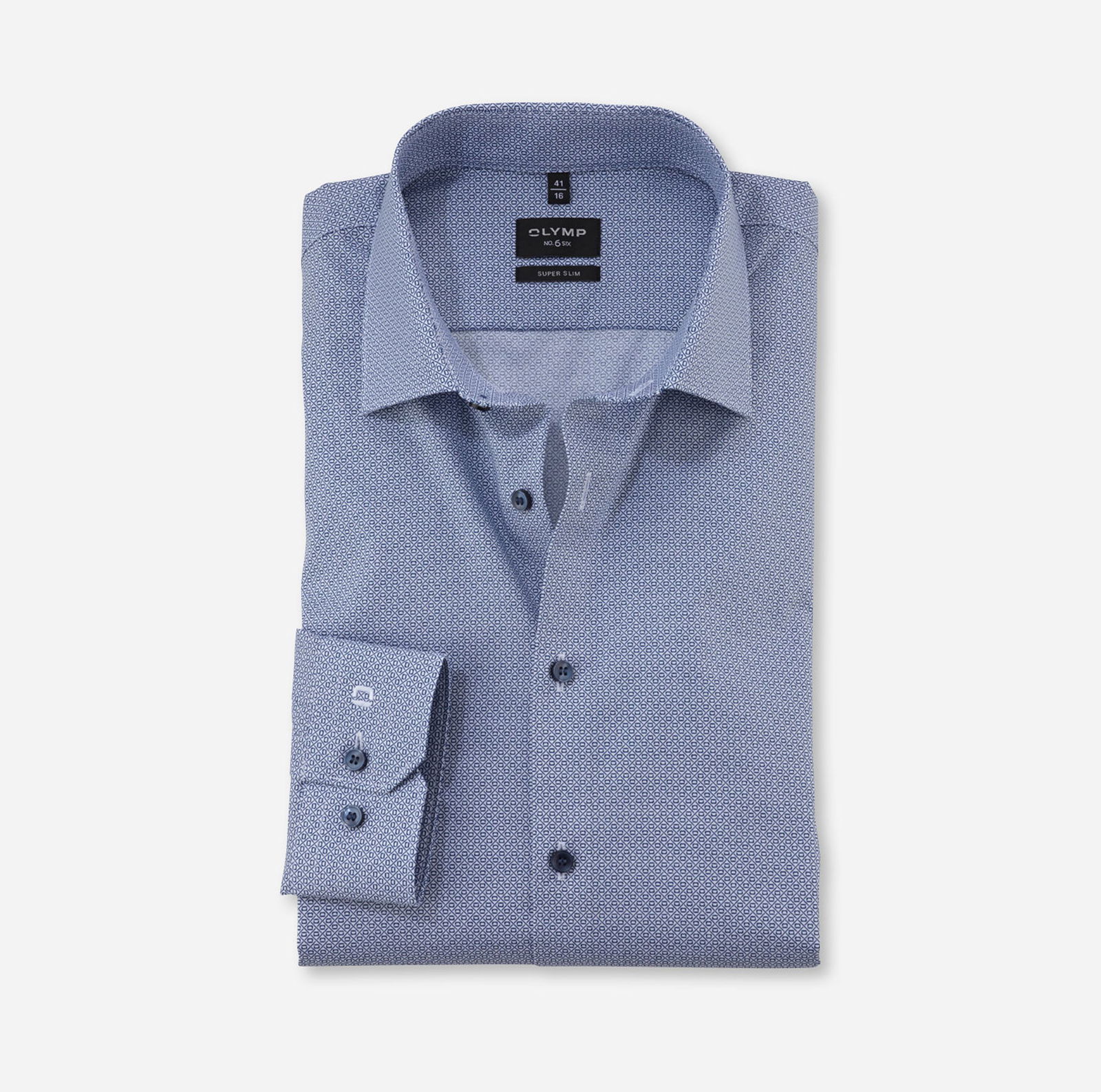 Olymp |  Olymp Hemd Modern Fit  | 39 | marine