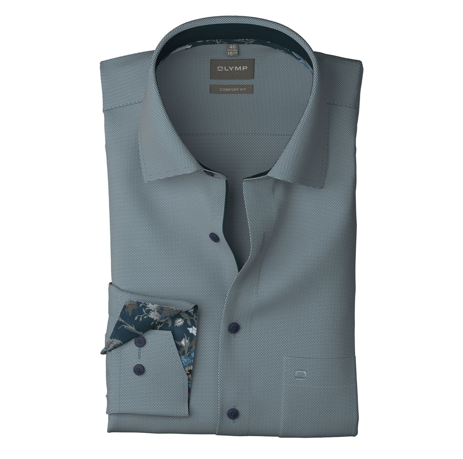 Olymp | Olymp Hemd Modern Fit | 44 | marine
