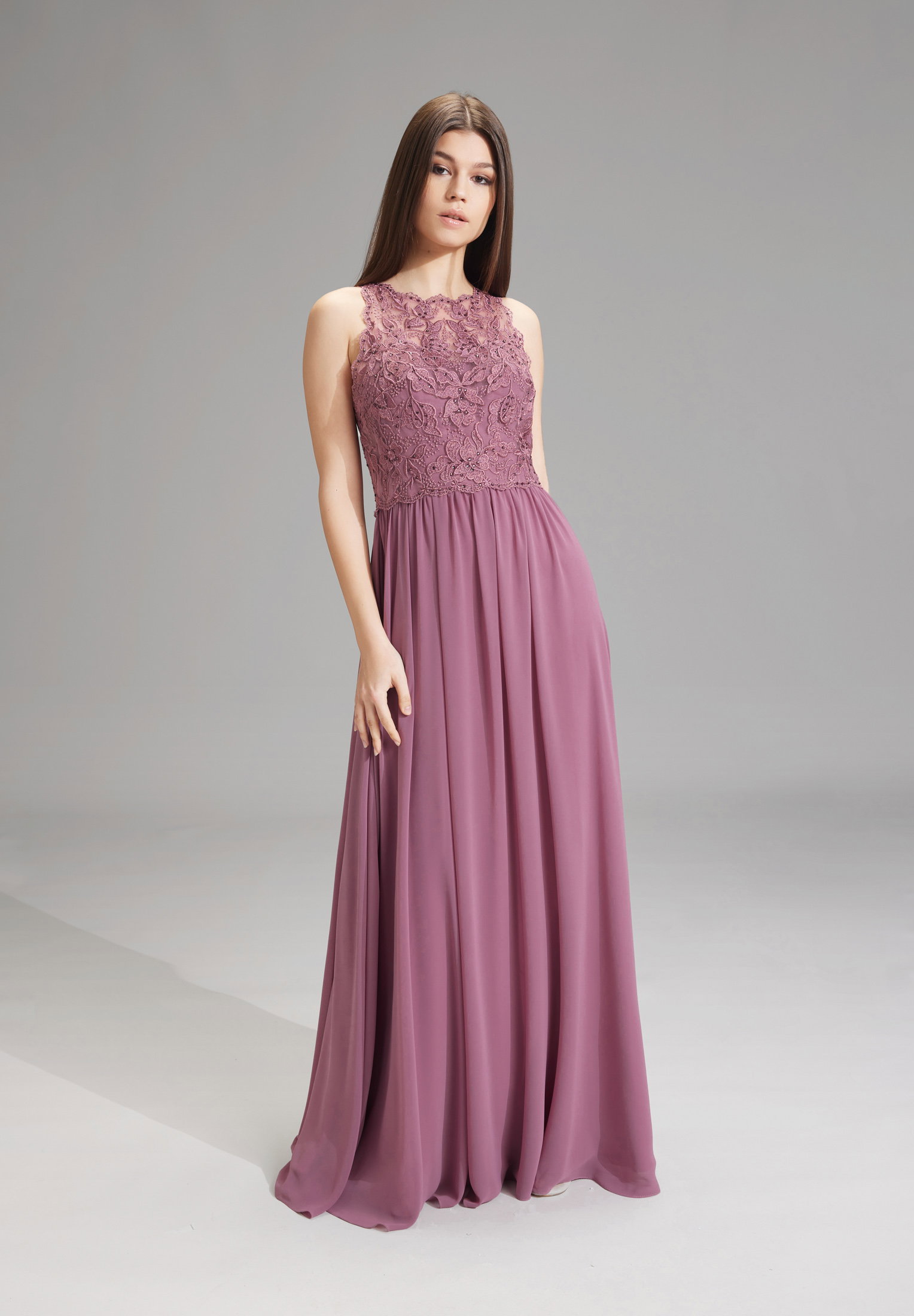 Hey Kyla High-closed-Abendkleid mit floraler Spitze #6