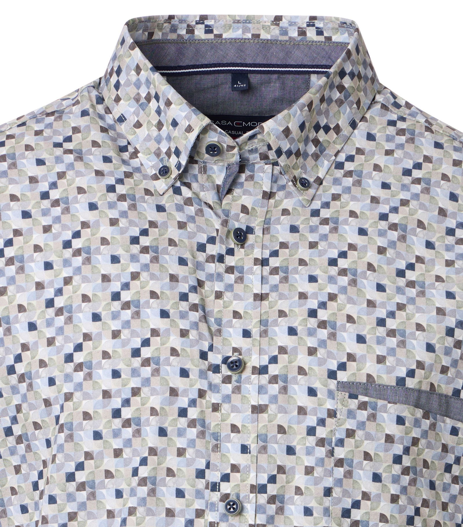 Casa Moda |  Casa Moda Hemd Regular Fit  | M | grün