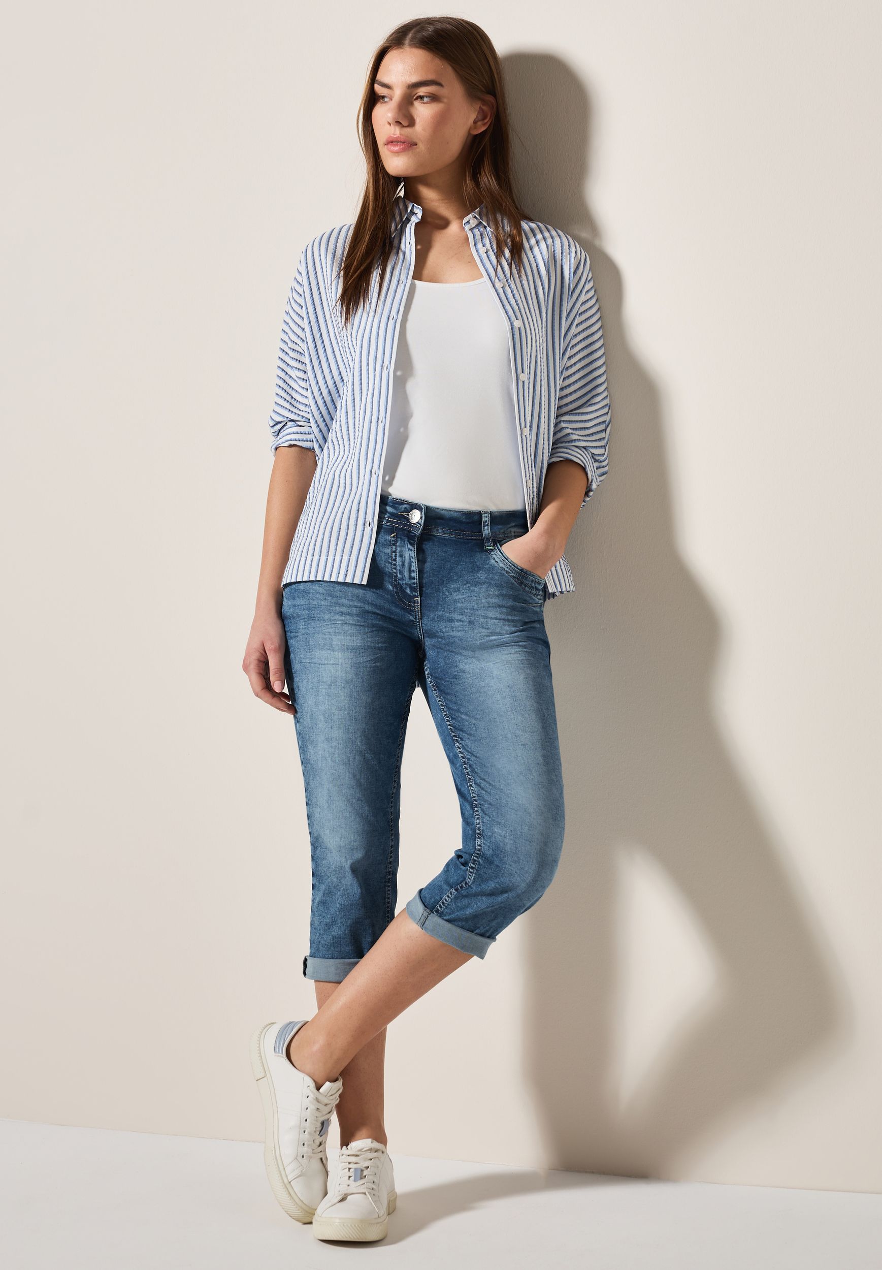 CECIL |  CECIL Jeansshorts  | 27/22 | light blue washed