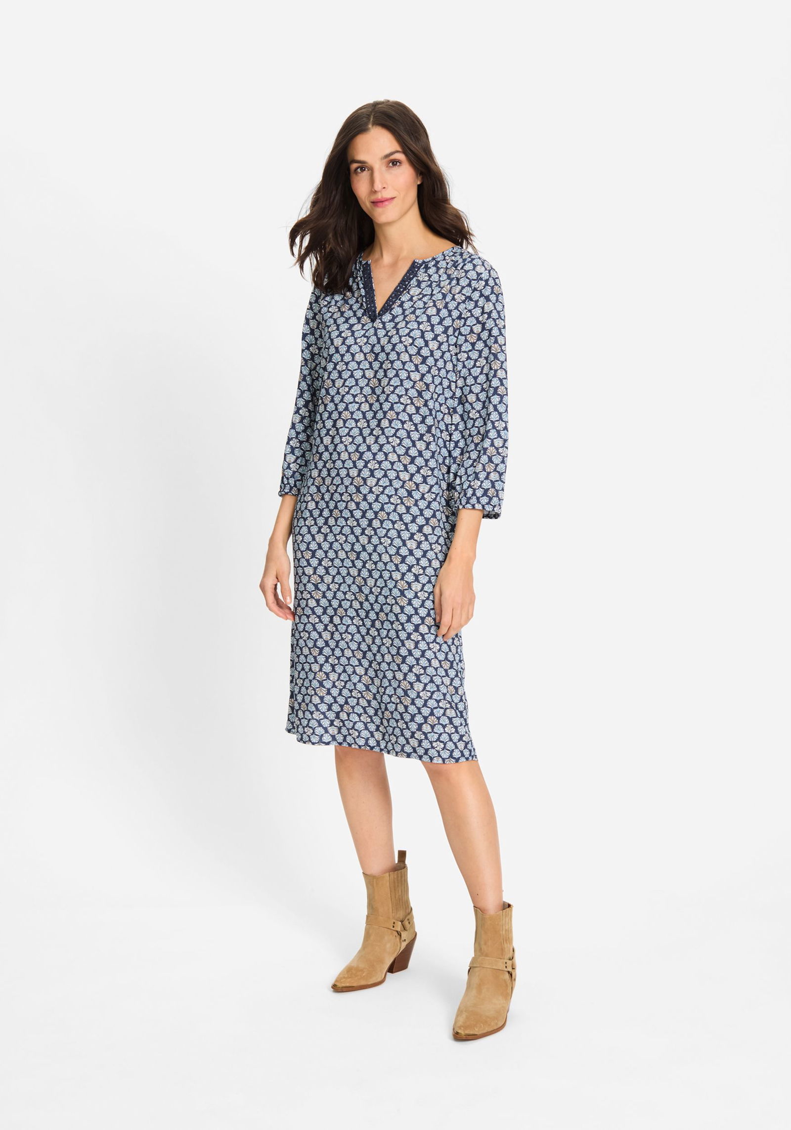 Olsen |  Olsen 7/8-Hose  | 42 | indigo denim