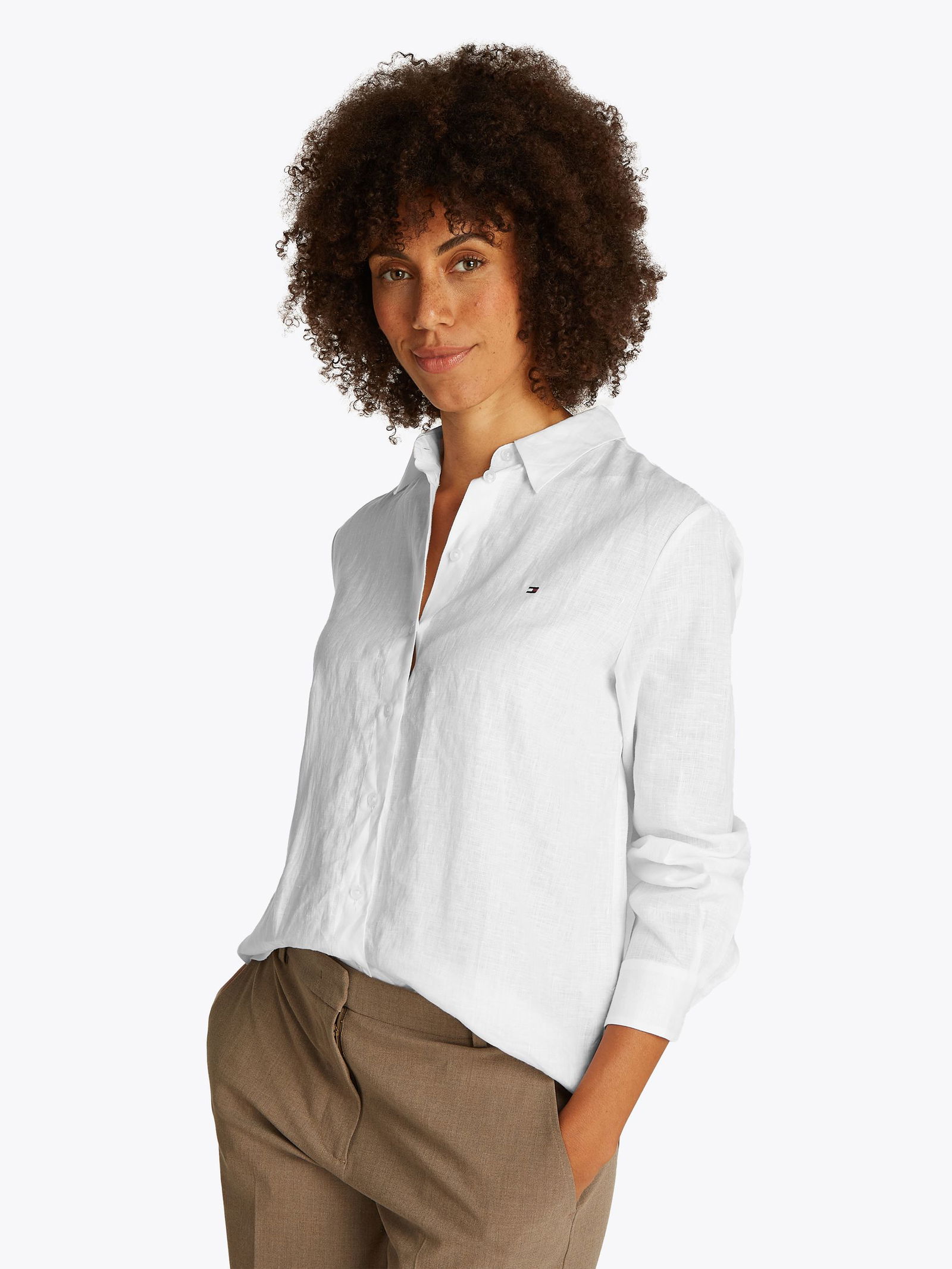 6d1a50e41ce64a20340a762c95bfe7a2 Tommy Hilfiger |  Tommy Hilfiger Druckbluse  | 42 | th optic white