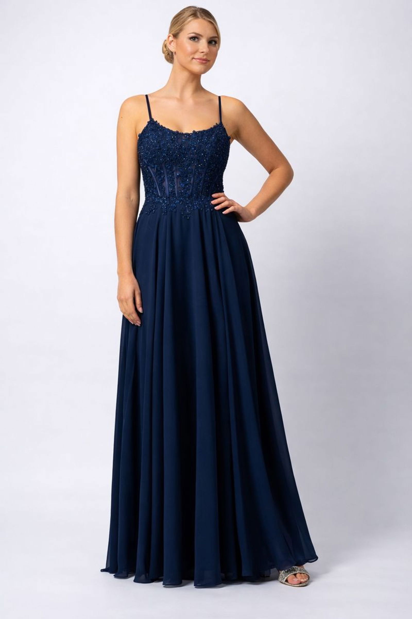 Mascara London |  Mascara London Abendkleid | 36 | navy