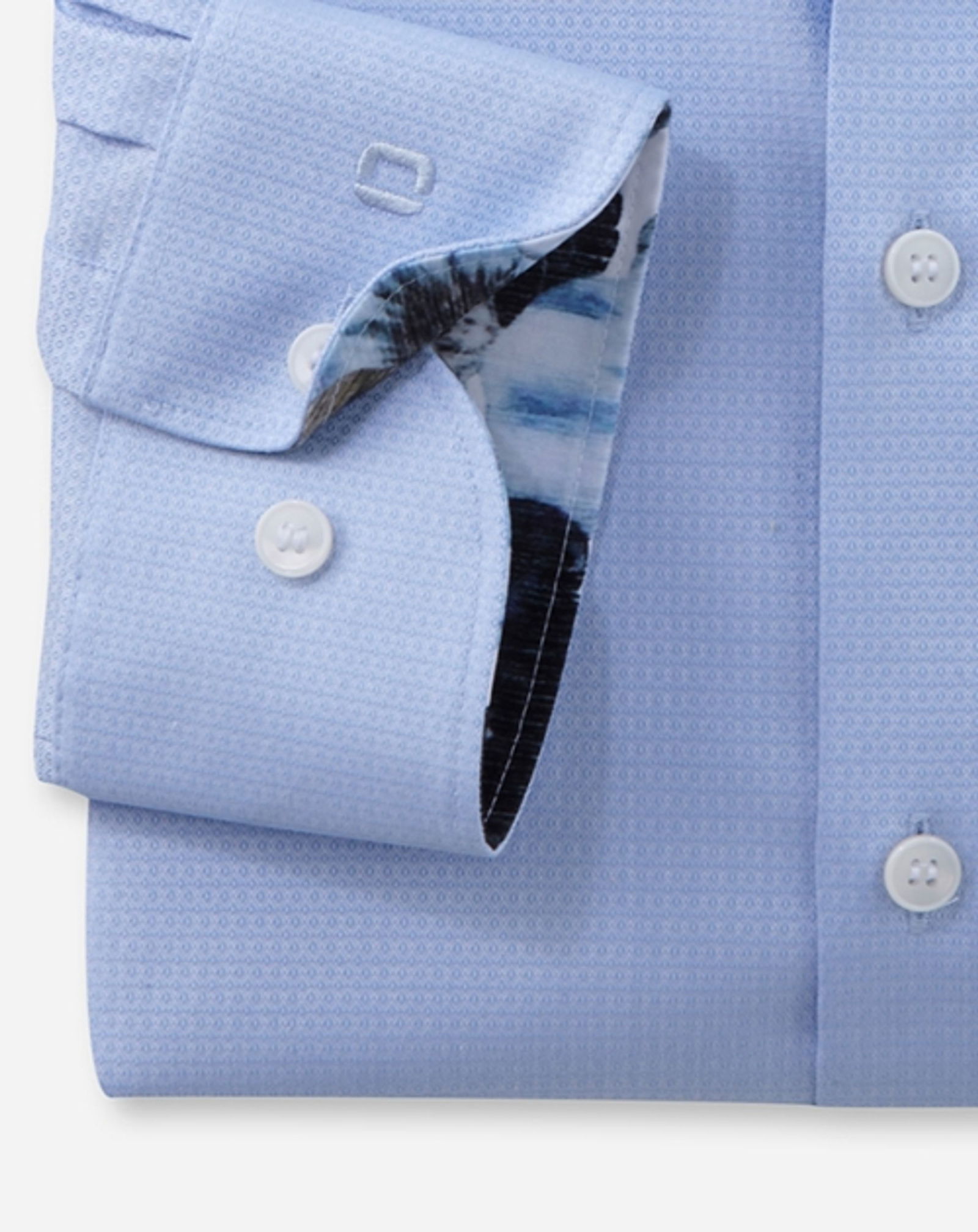 Olymp |  Olymp Hemd Modern Fit  | 43 | bleu