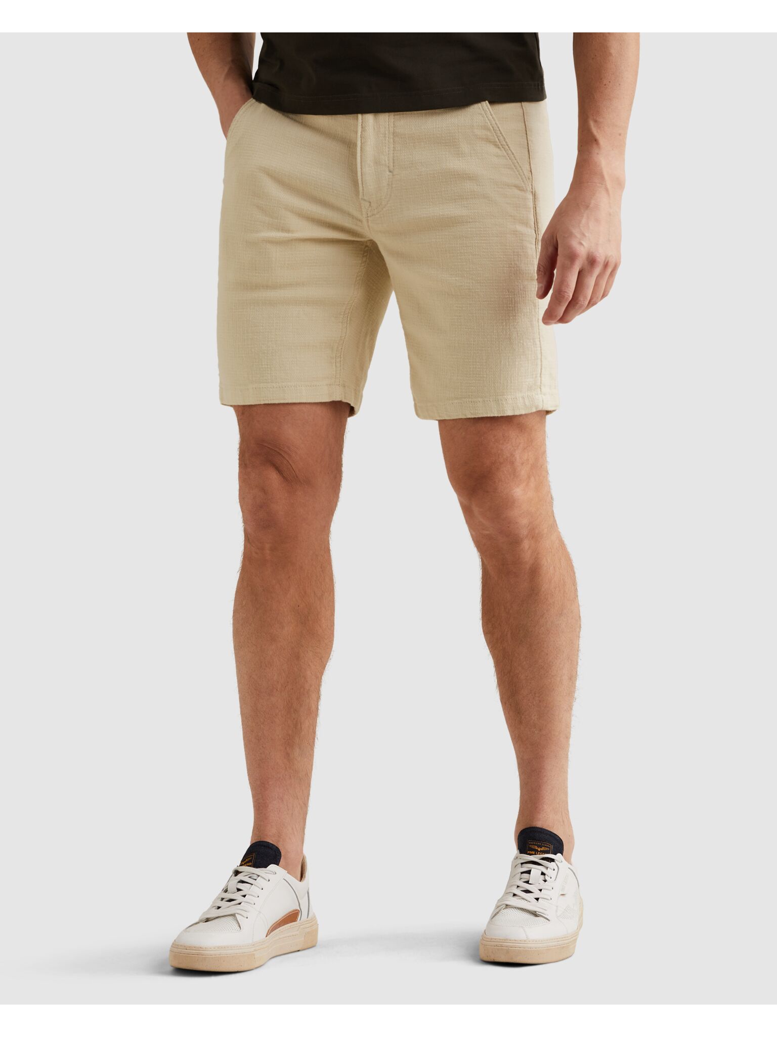 FIBERSTAR SHORTS LINEN STRUCTURE, Natural #1
