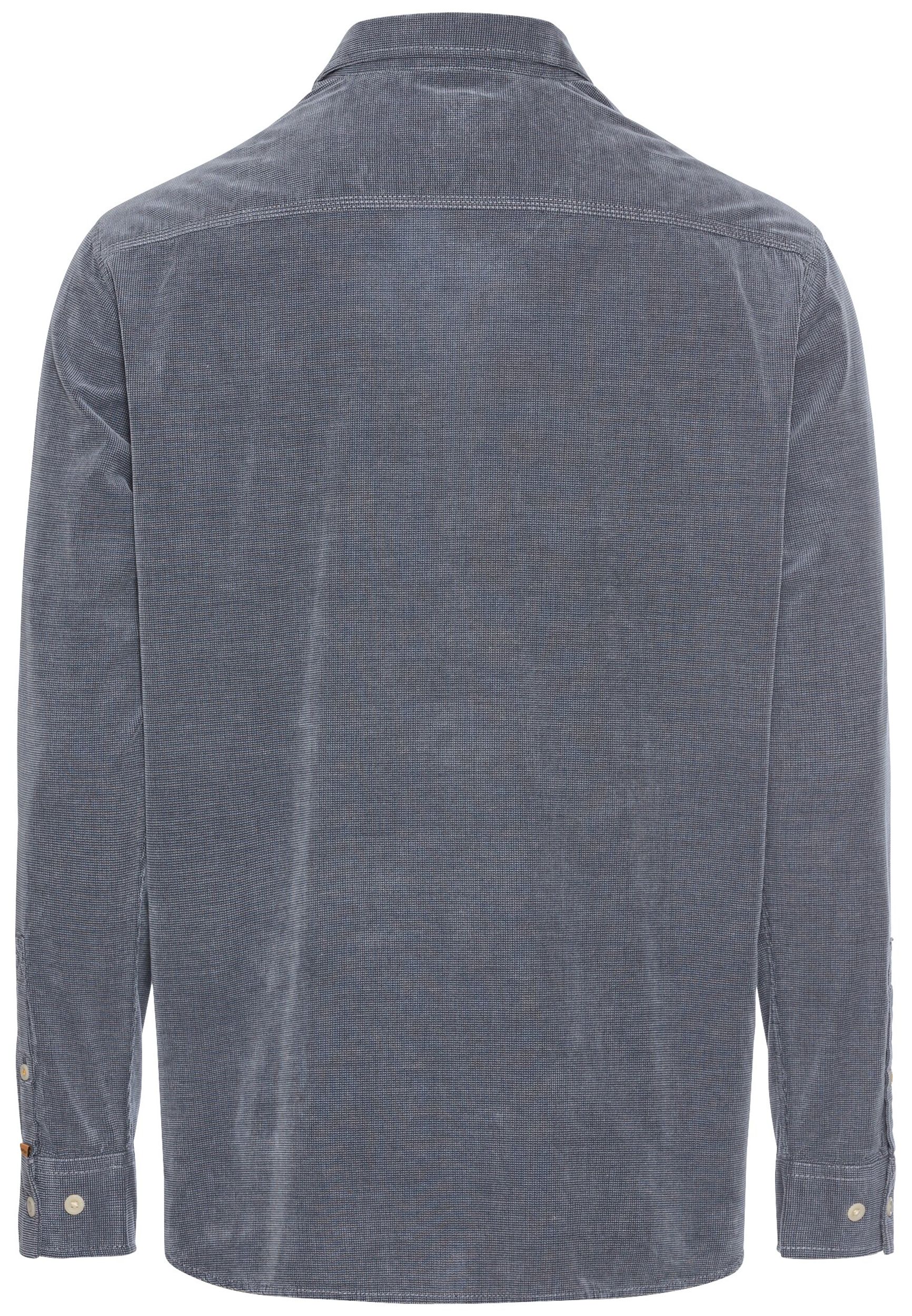 Camel Active |  Camel Active Langarm Hemd in Regular Fit aus Cord | 3XL | indigo