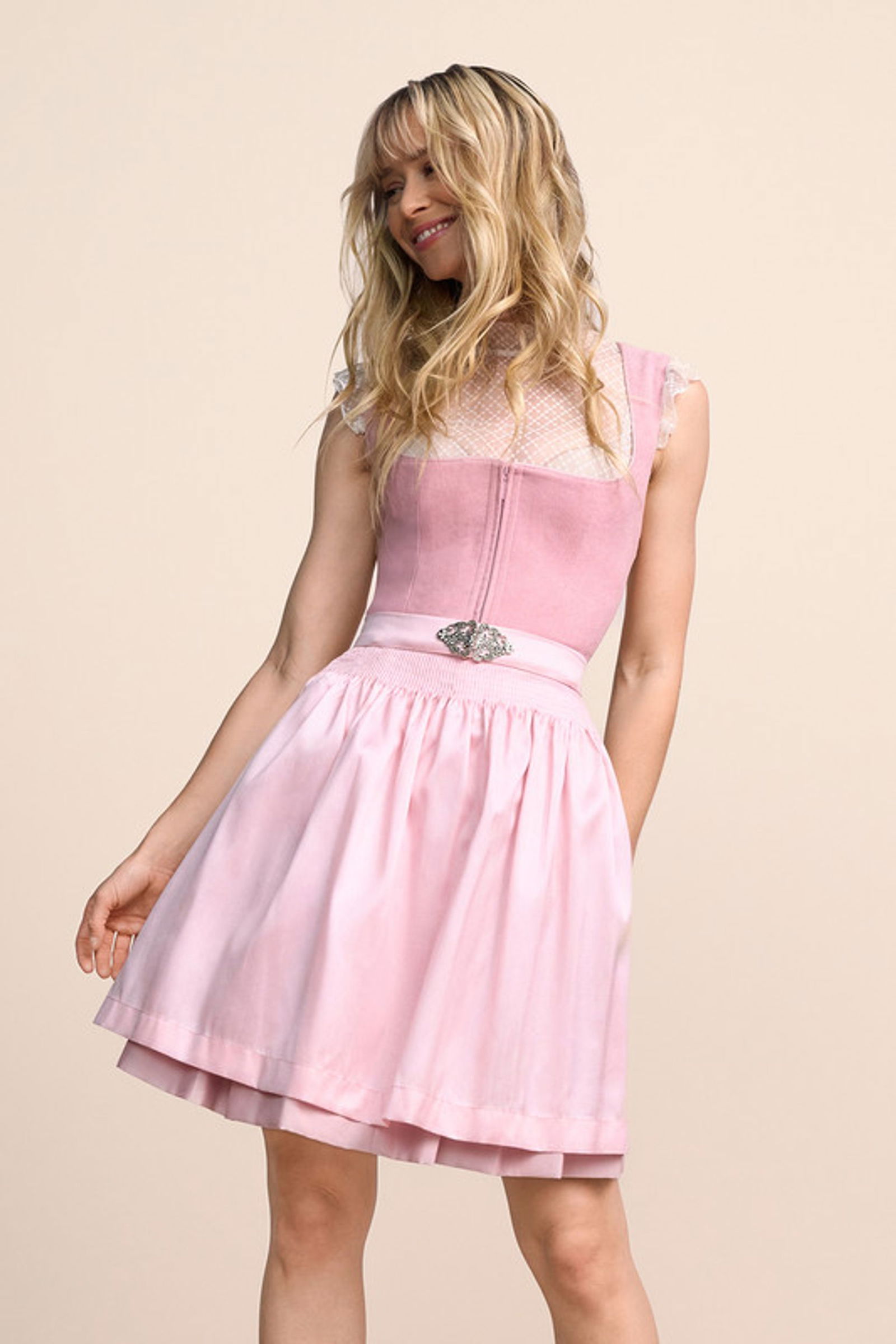 3953001103894c6e91b796313d32ae86 Krüger | Krüger Madl Dirndl "Evi" 50cm | 36 | Braun
