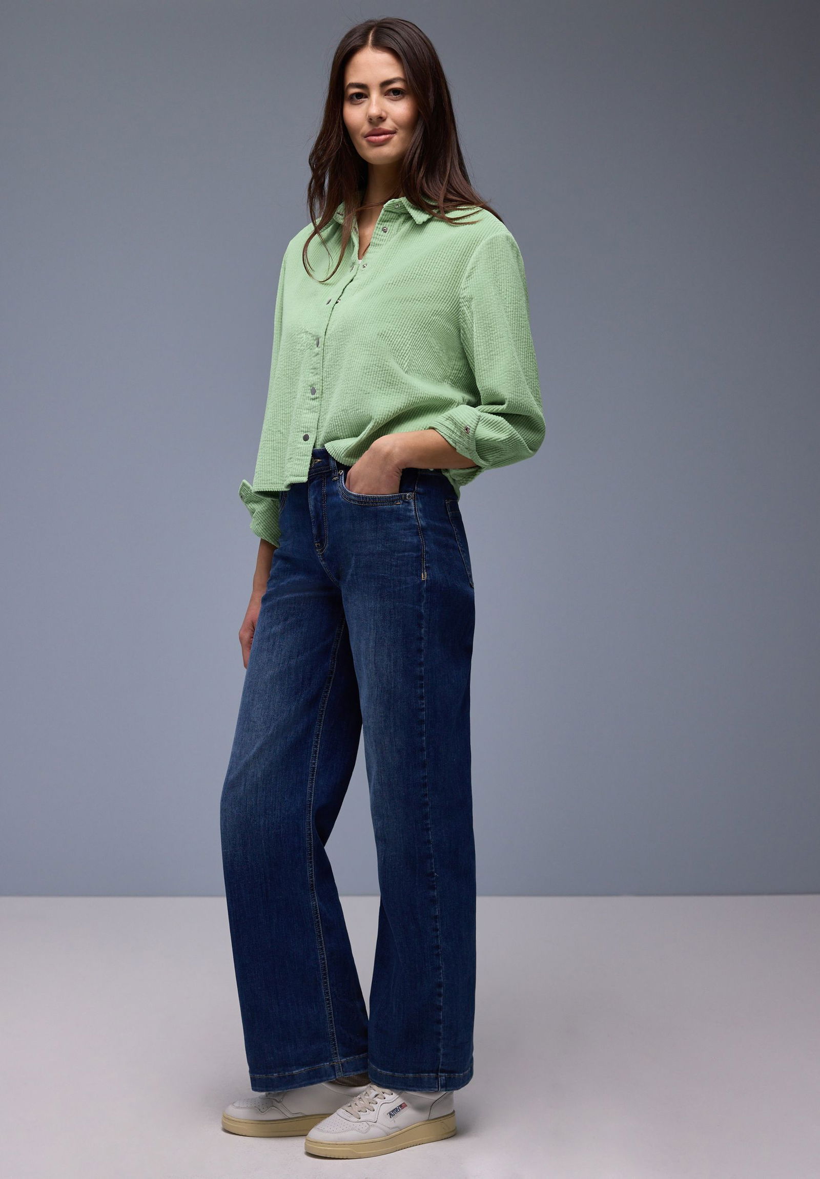 Street One |  Street One Hemdbluse  | 36 | pale mint green