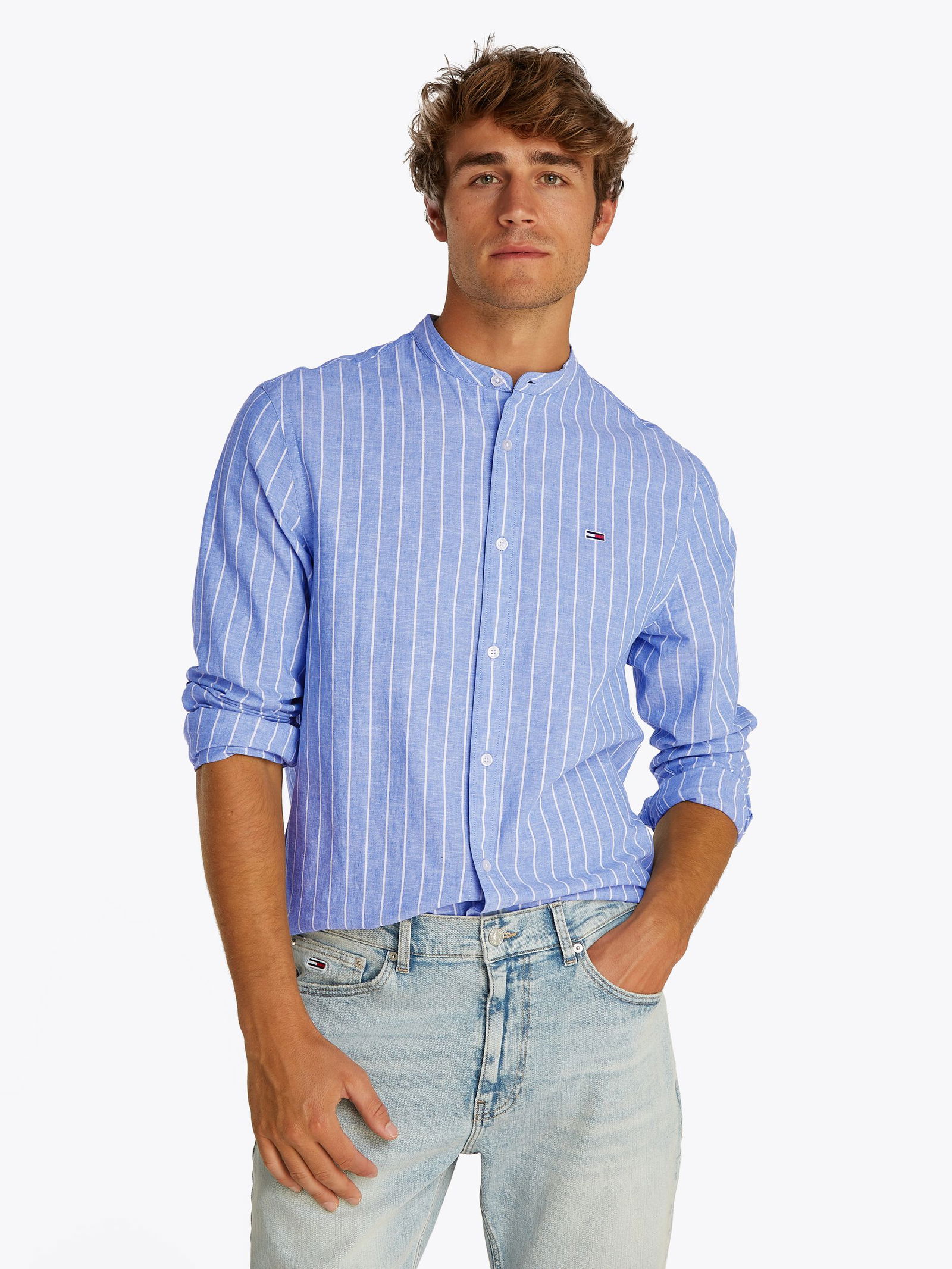 tempo blue / ecru