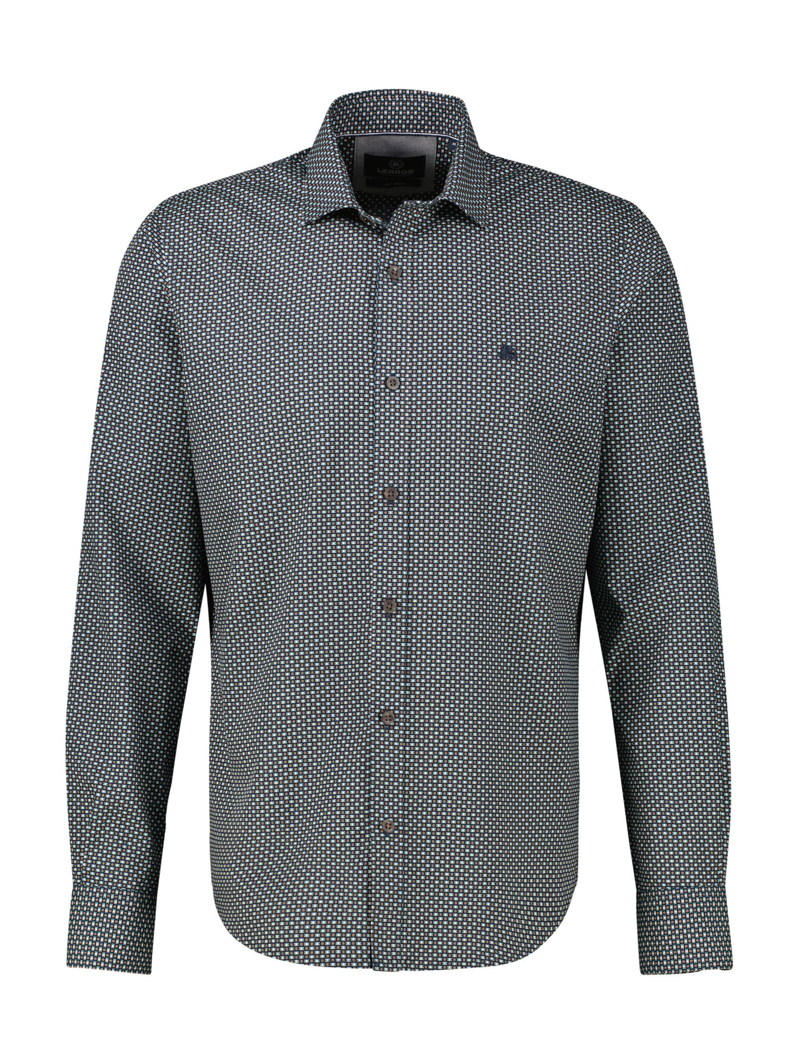  | HEMD 1/1 ARM, FJORD BLUE | L | 2465_756