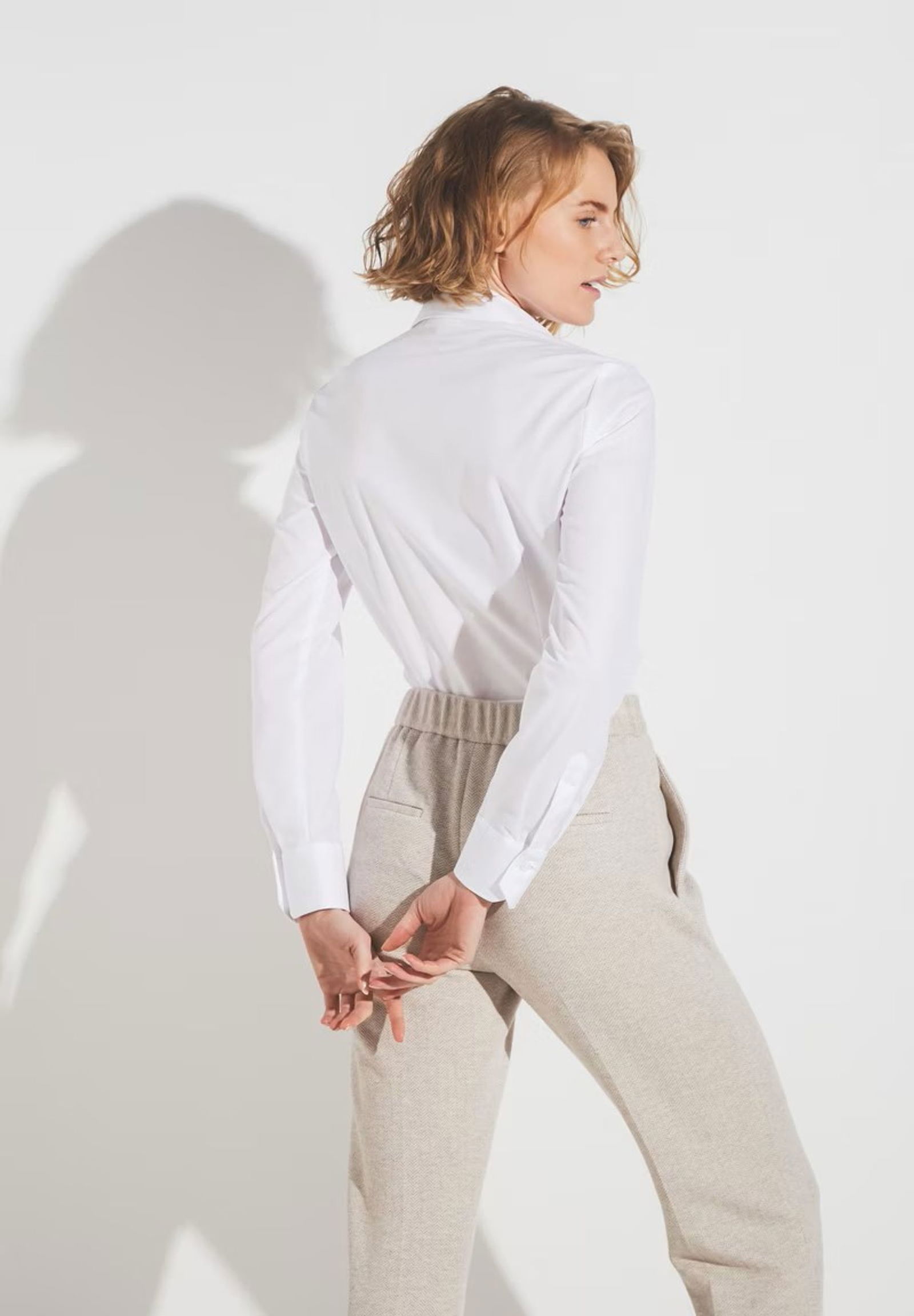 Eterna | Eterna Druckbluse | 46/B | weiss