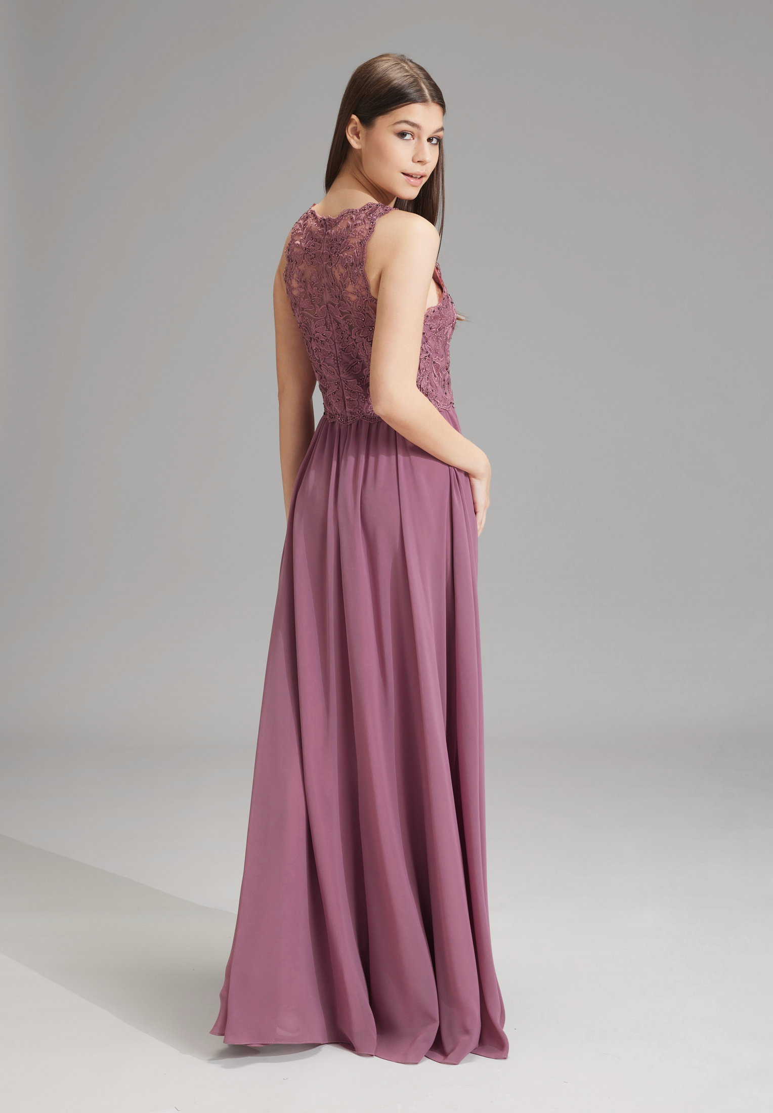 Hey Kyla High-closed-Abendkleid mit floraler Spitze #2