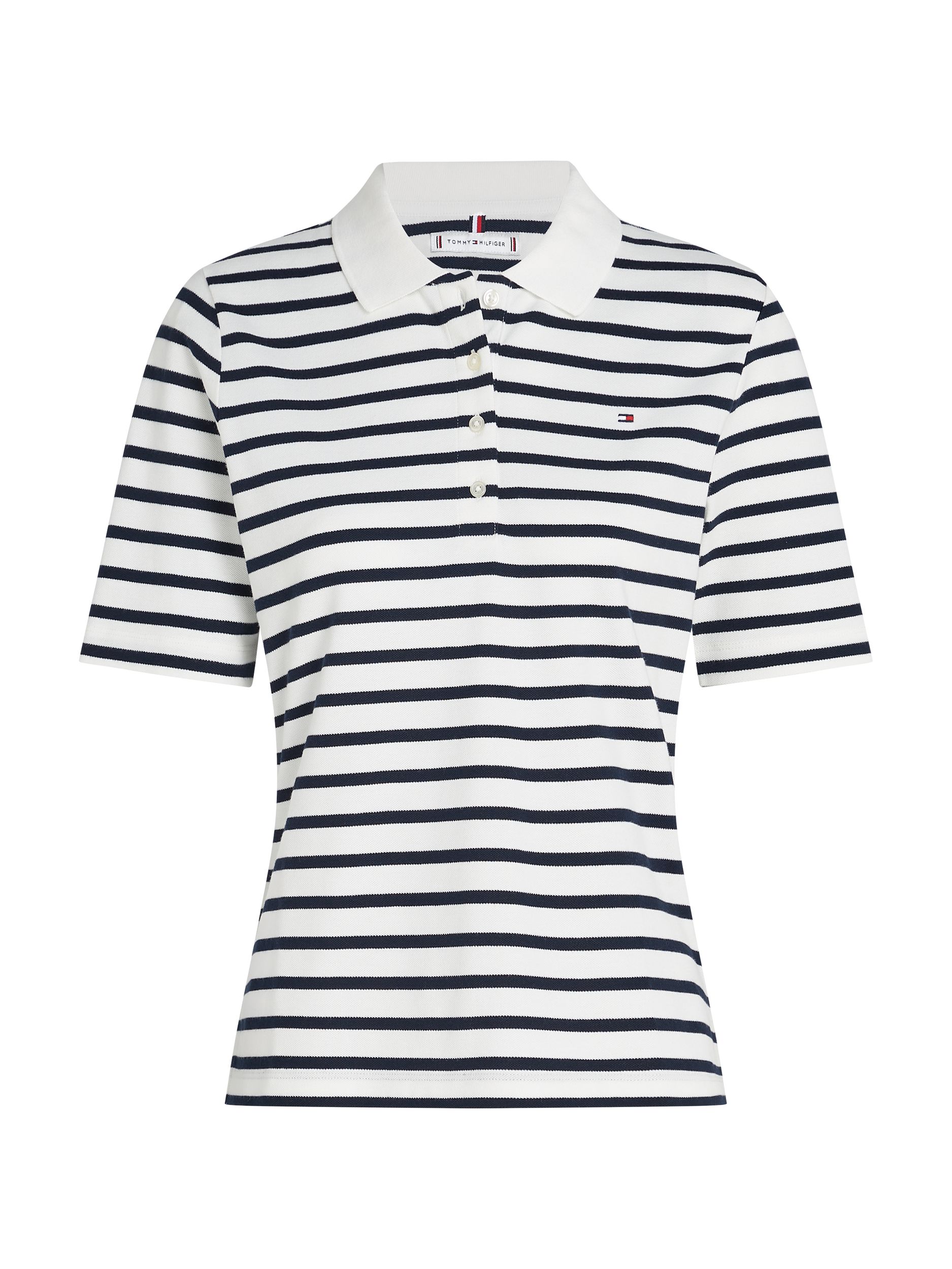 Tommy Hilfiger |  Tommy Hilfiger Poloshirt  | XXXL | breton ecru/dark night navy stp