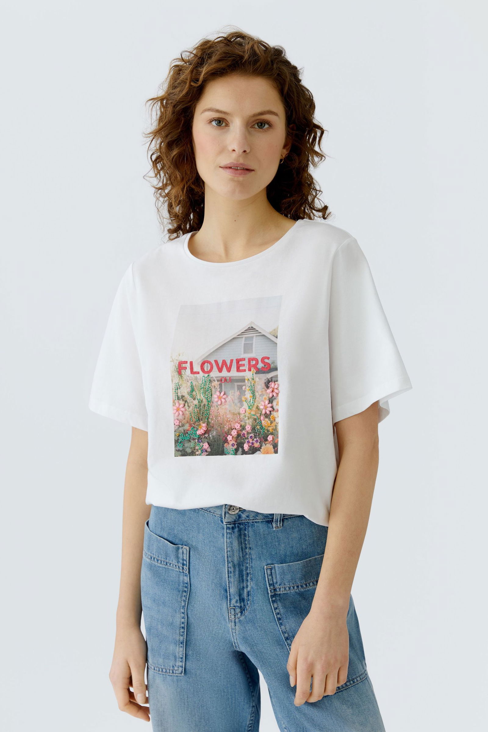 Oui |  T-Shirt | 38 | optic white