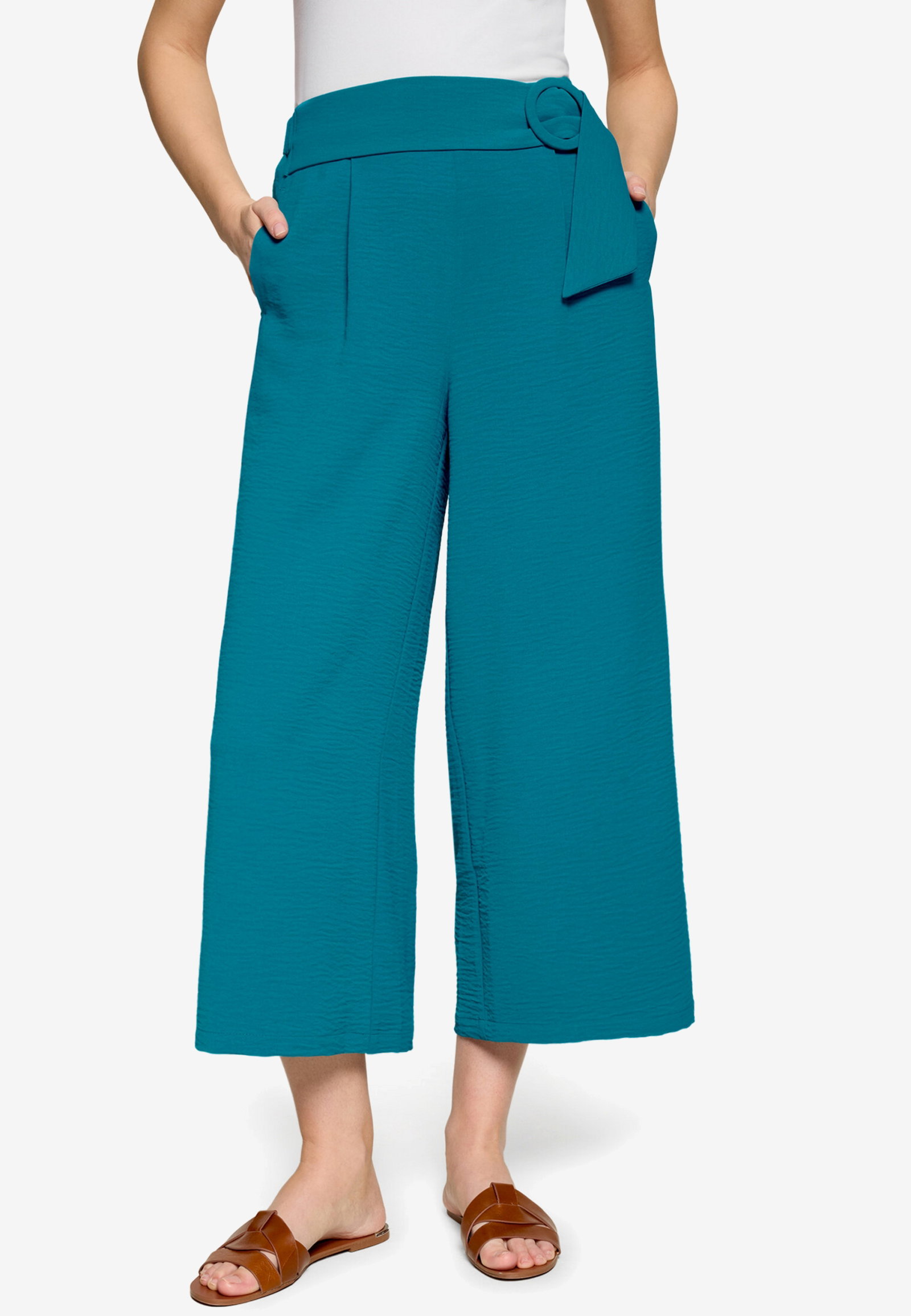 Hose Casual 7/8 Länge, Deep Lagoon #2